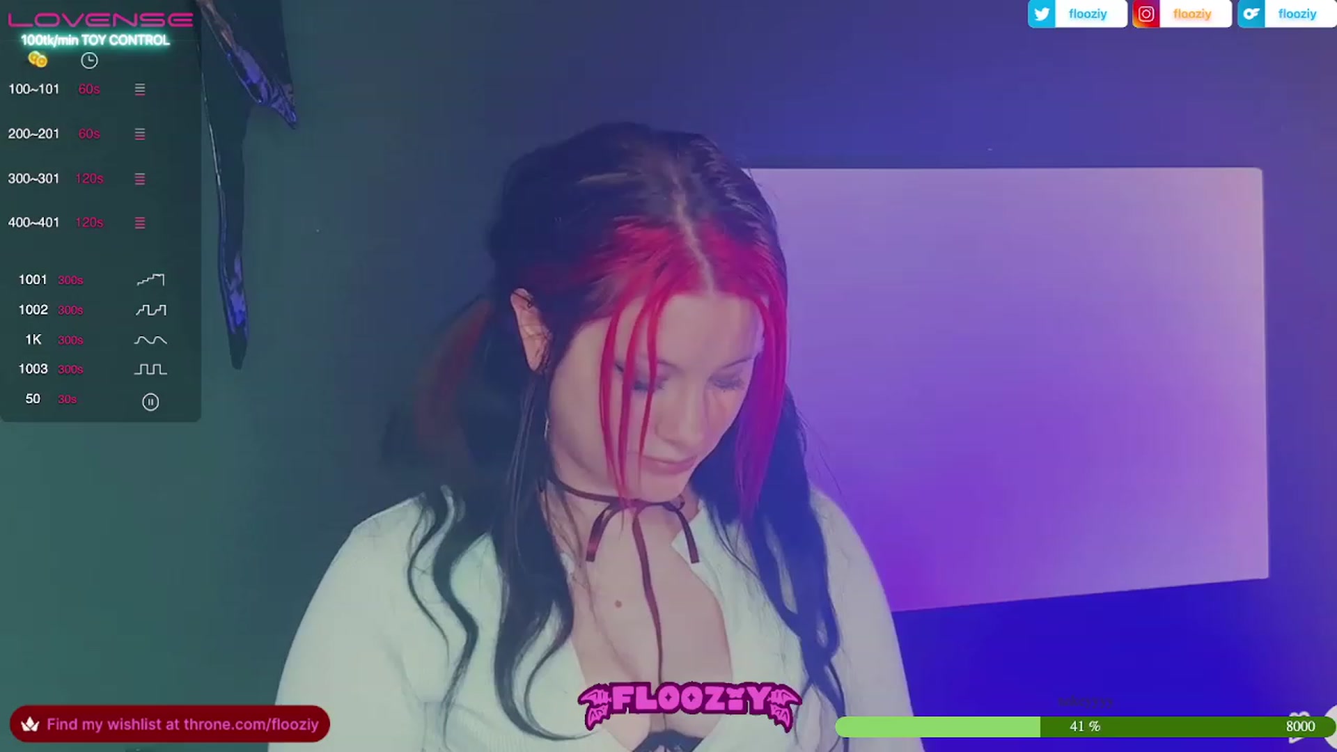 Gallery image thumbnail from flooziy's myfreecams stream on, 07/07/2023, 07:34 image 2 of 20