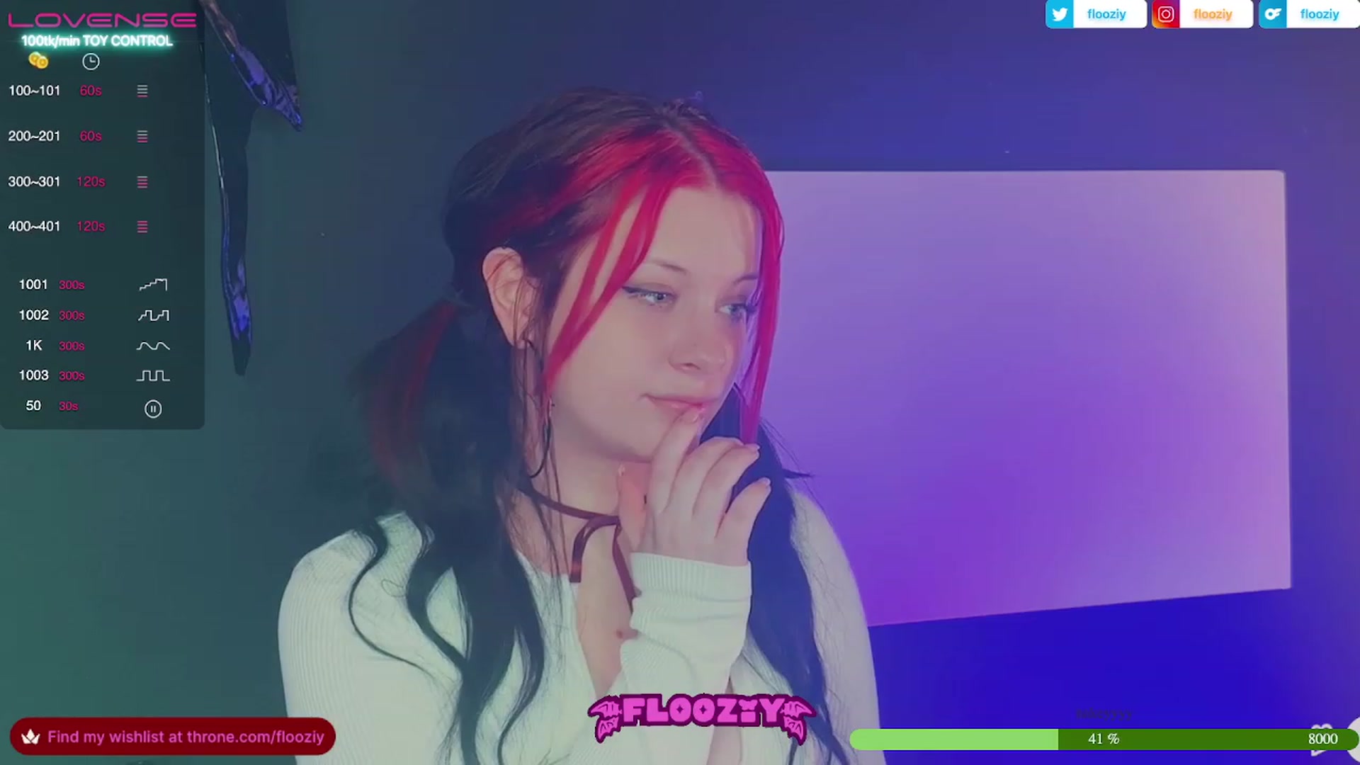 Gallery image thumbnail from flooziy's myfreecams stream on, 07/07/2023, 07:34 image 8 of 20