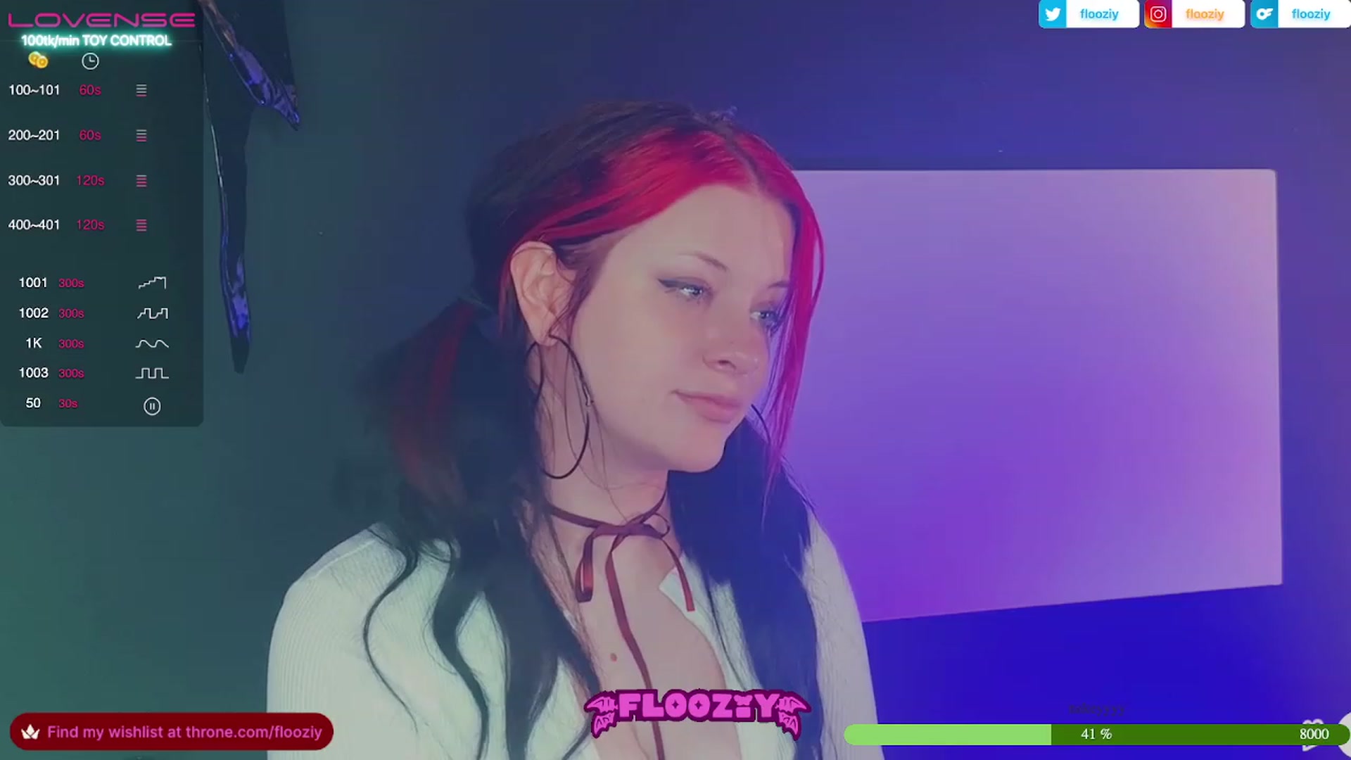 Gallery image thumbnail from flooziy's myfreecams stream on, 07/07/2023, 07:34 image 16 of 20