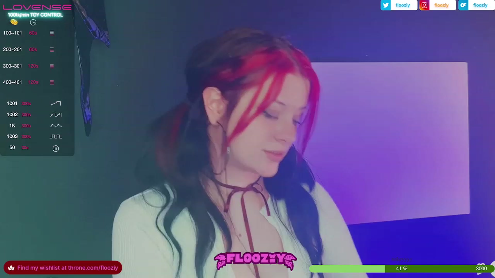 Gallery image thumbnail from flooziy's myfreecams stream on, 07/07/2023, 07:34 image 1 of 20