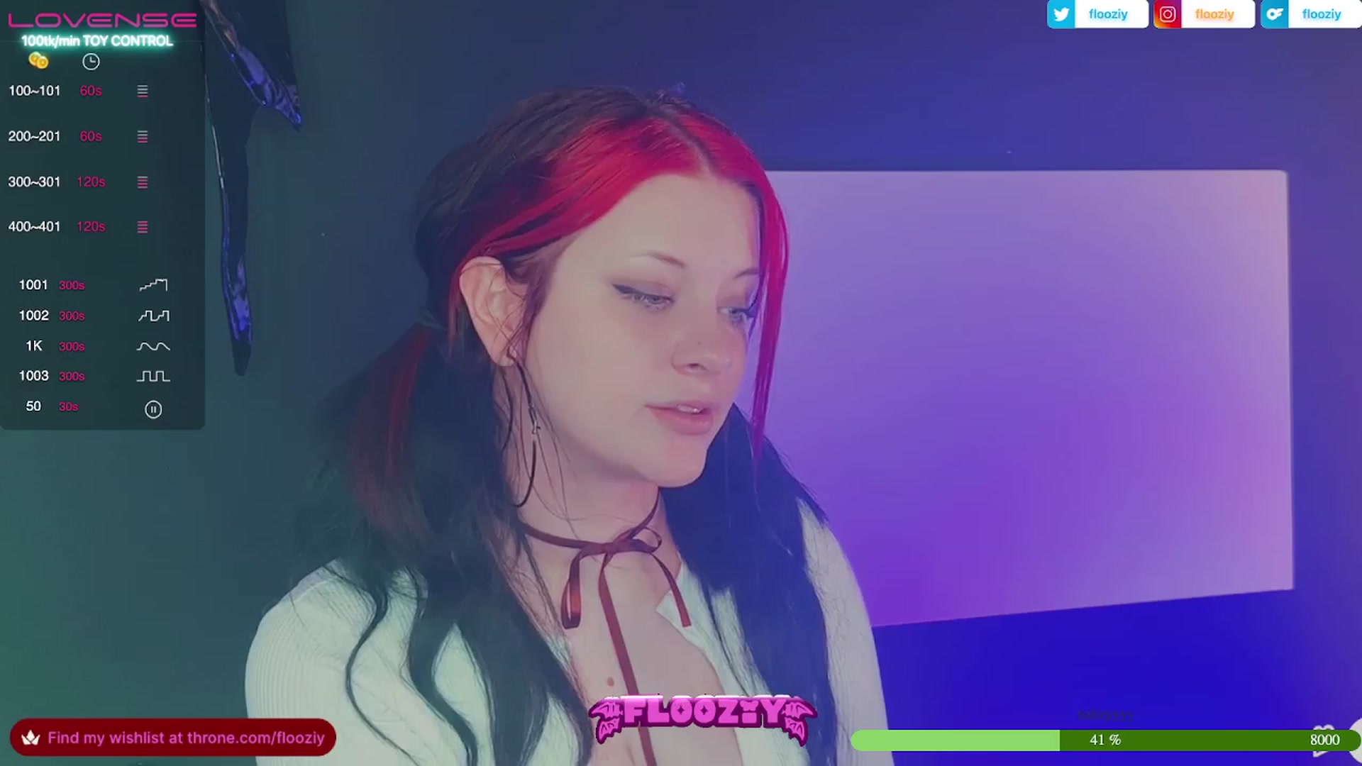 Gallery image thumbnail from flooziy's myfreecams stream on, 07/07/2023, 07:34 image 18 of 20