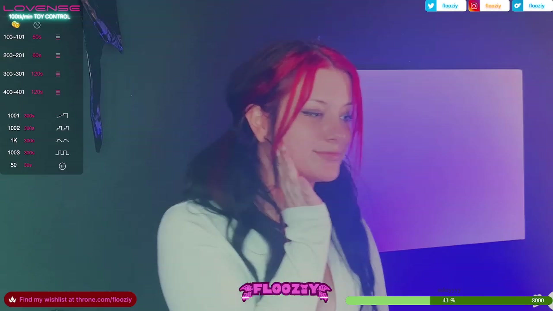 Gallery image thumbnail from flooziy's myfreecams stream on, 07/07/2023, 07:34 image 5 of 20