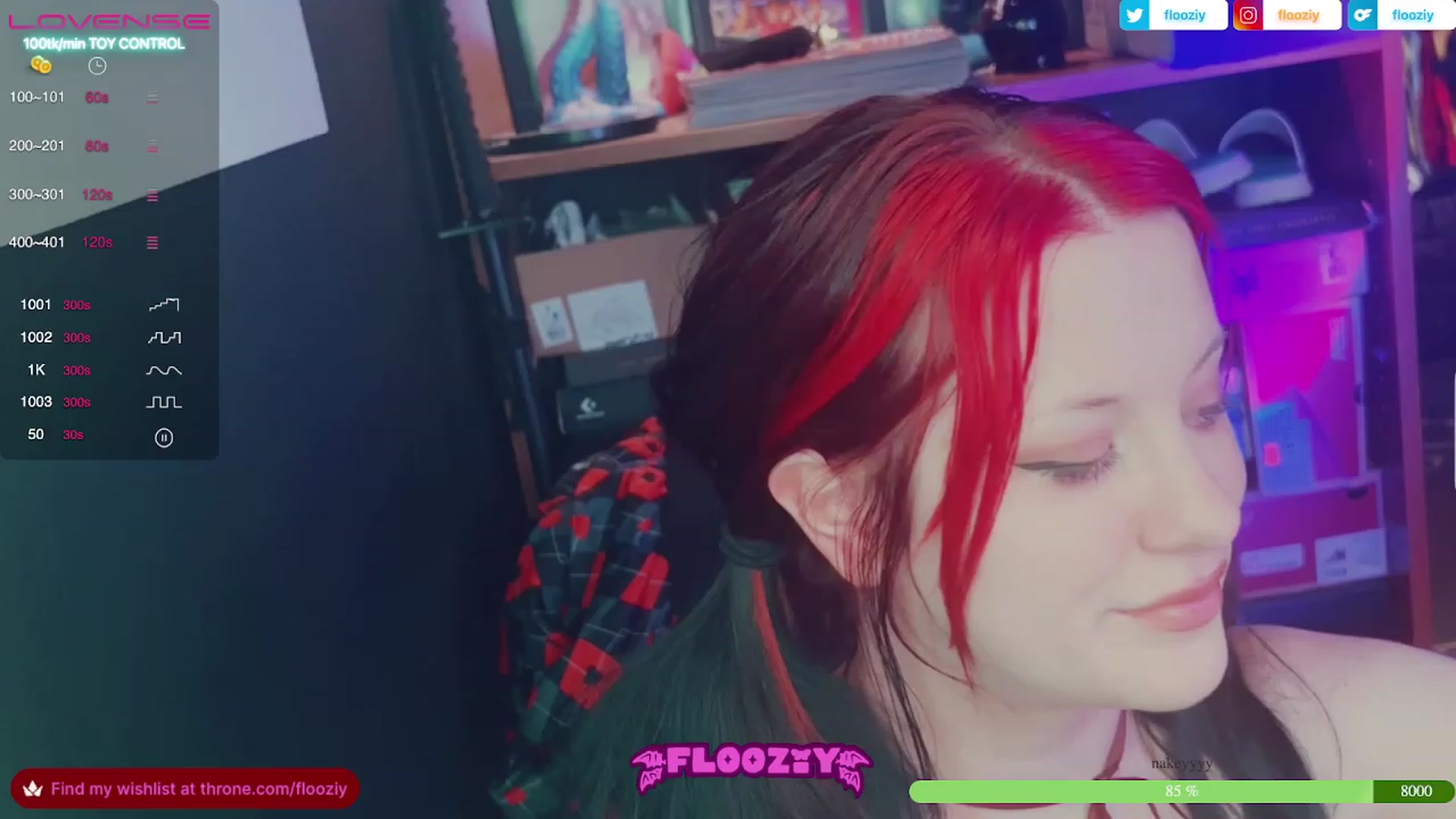 Gallery image thumbnail from flooziy's myfreecams stream on, 07/08/2023, 07:00 image 17 of 20