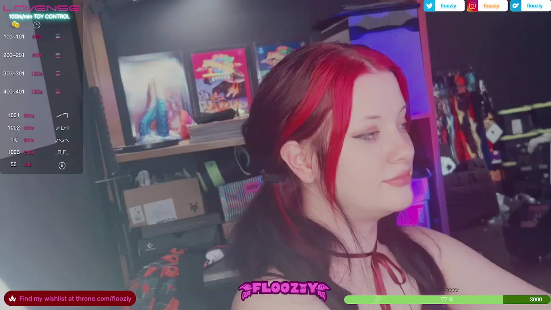 Gallery image thumbnail from flooziy's myfreecams stream on, 07/08/2023, 07:00 image 10 of 20