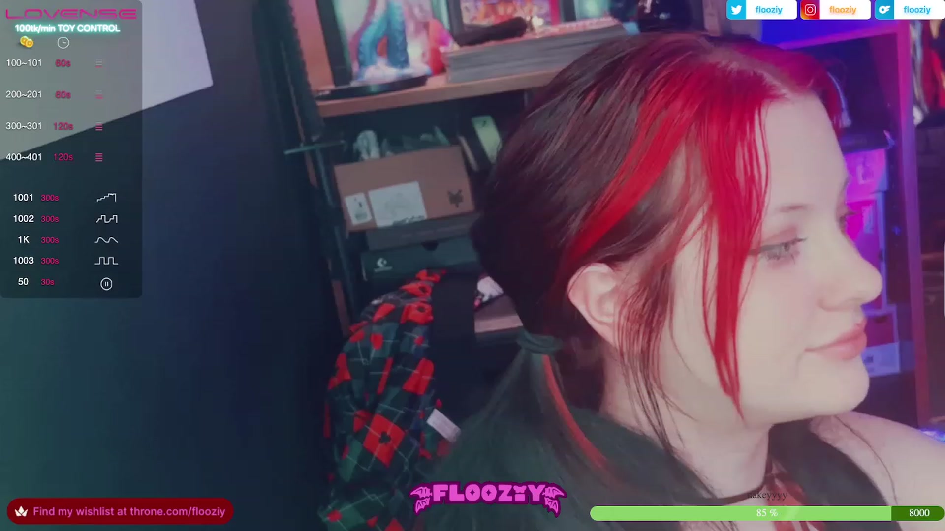 Gallery image thumbnail from flooziy's myfreecams stream on, 07/08/2023, 07:00 image 19 of 20