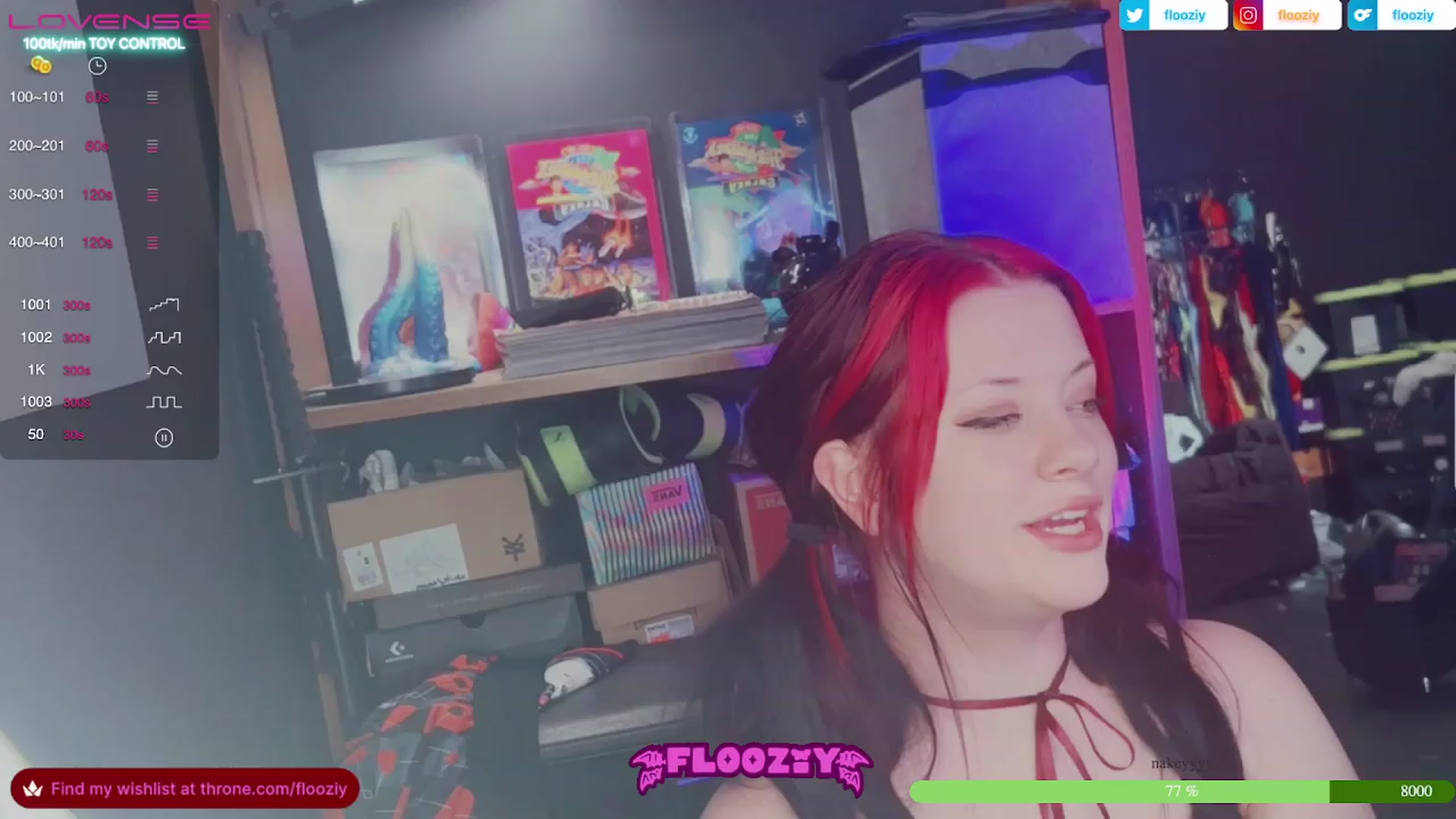 Gallery image thumbnail from flooziy's myfreecams stream on, 07/08/2023, 07:00 image 11 of 20