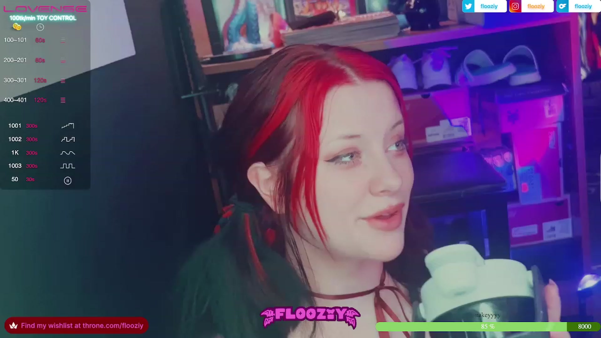 Gallery image thumbnail from flooziy's myfreecams stream on, 07/08/2023, 07:00 image 18 of 20