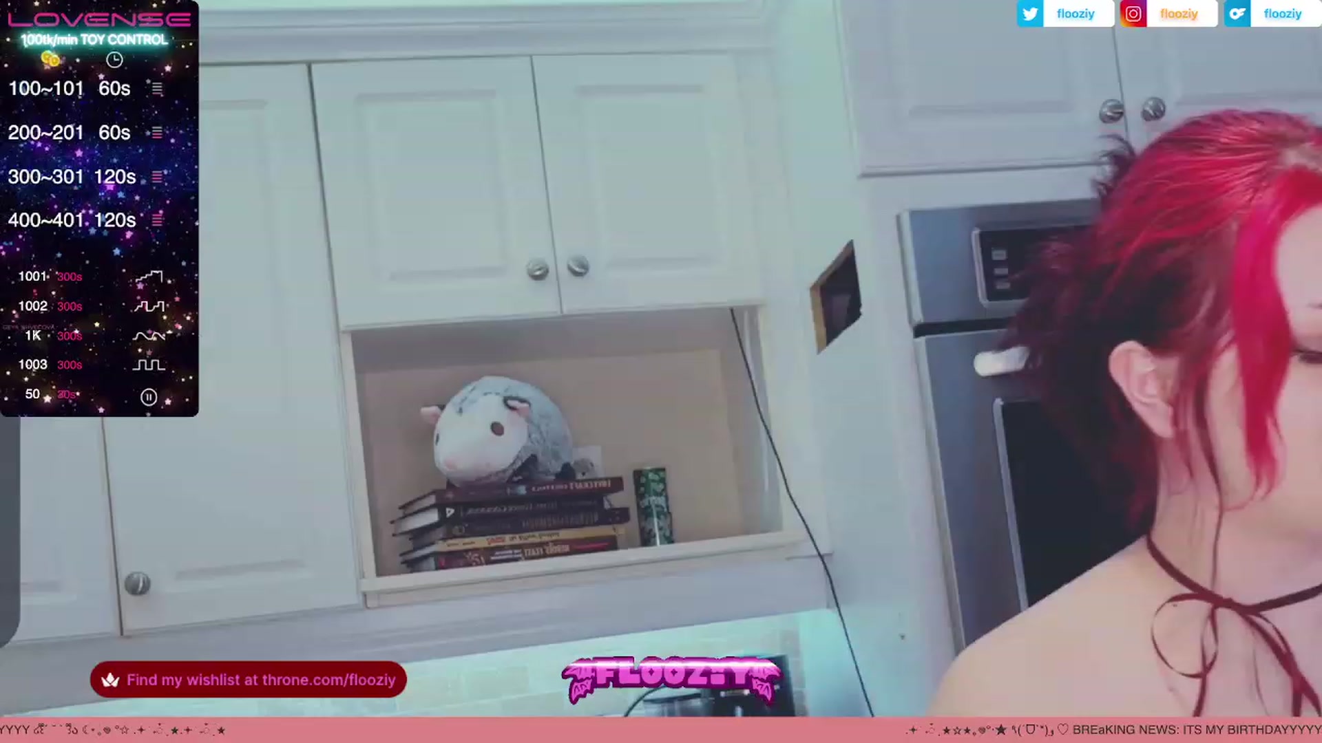 Gallery image thumbnail from flooziy's myfreecams stream on, 07/12/2023, 03:27 image 6 of 20