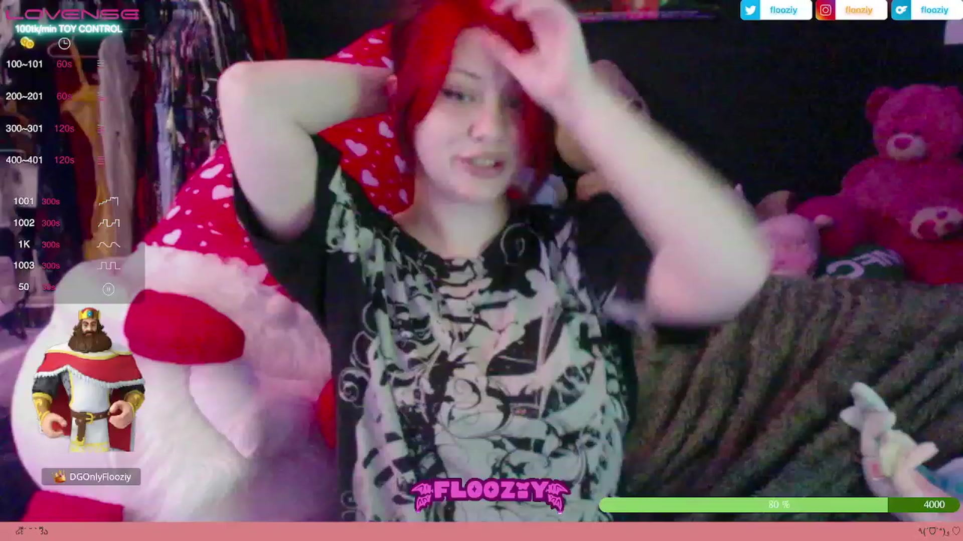 Gallery image thumbnail from flooziy's myfreecams stream on, 08/07/2023, 07:33 image 16 of 20
