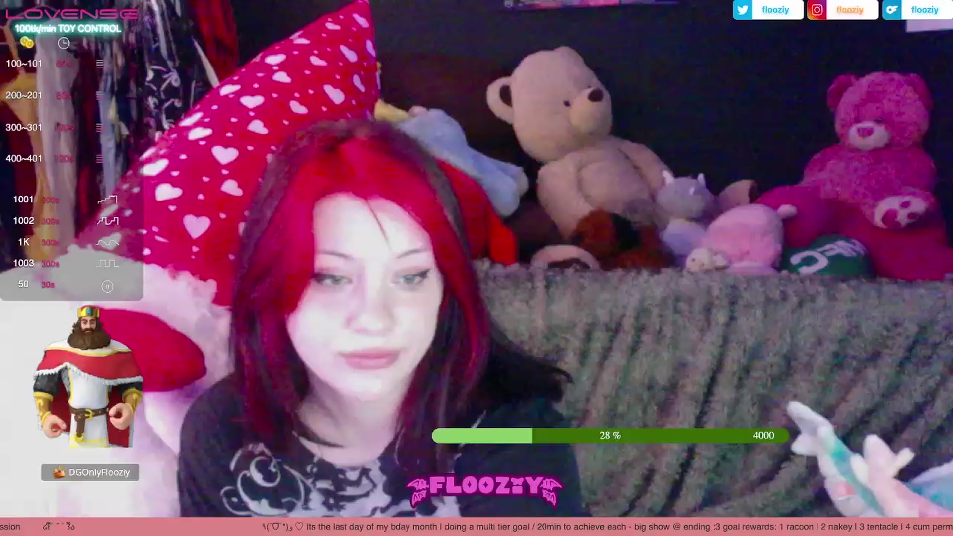 Gallery image thumbnail from flooziy's myfreecams stream on, 08/07/2023, 07:33 image 7 of 20