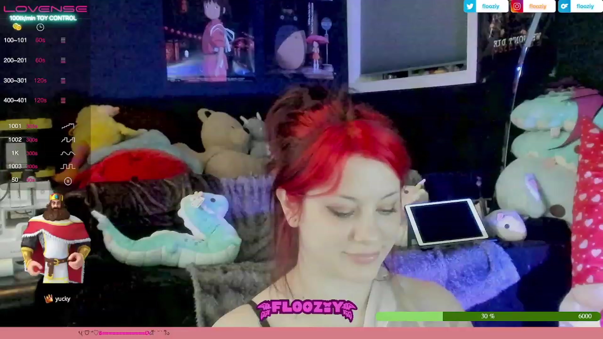 Gallery image thumbnail from flooziy's myfreecams stream on, 08/08/2023, 08:14 image 2 of 20