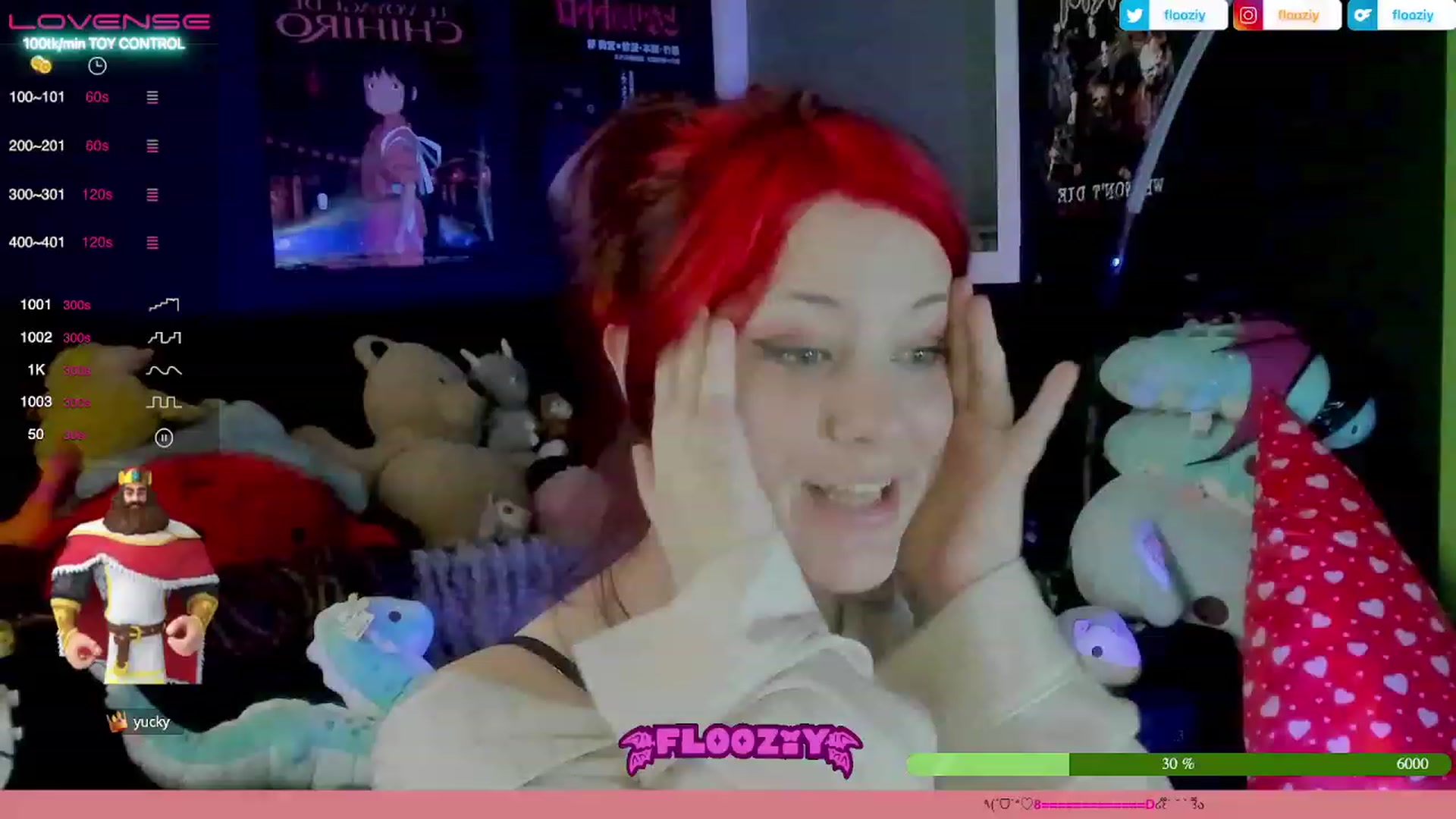 Gallery image thumbnail from flooziy's myfreecams stream on, 08/08/2023, 08:14 image 7 of 20