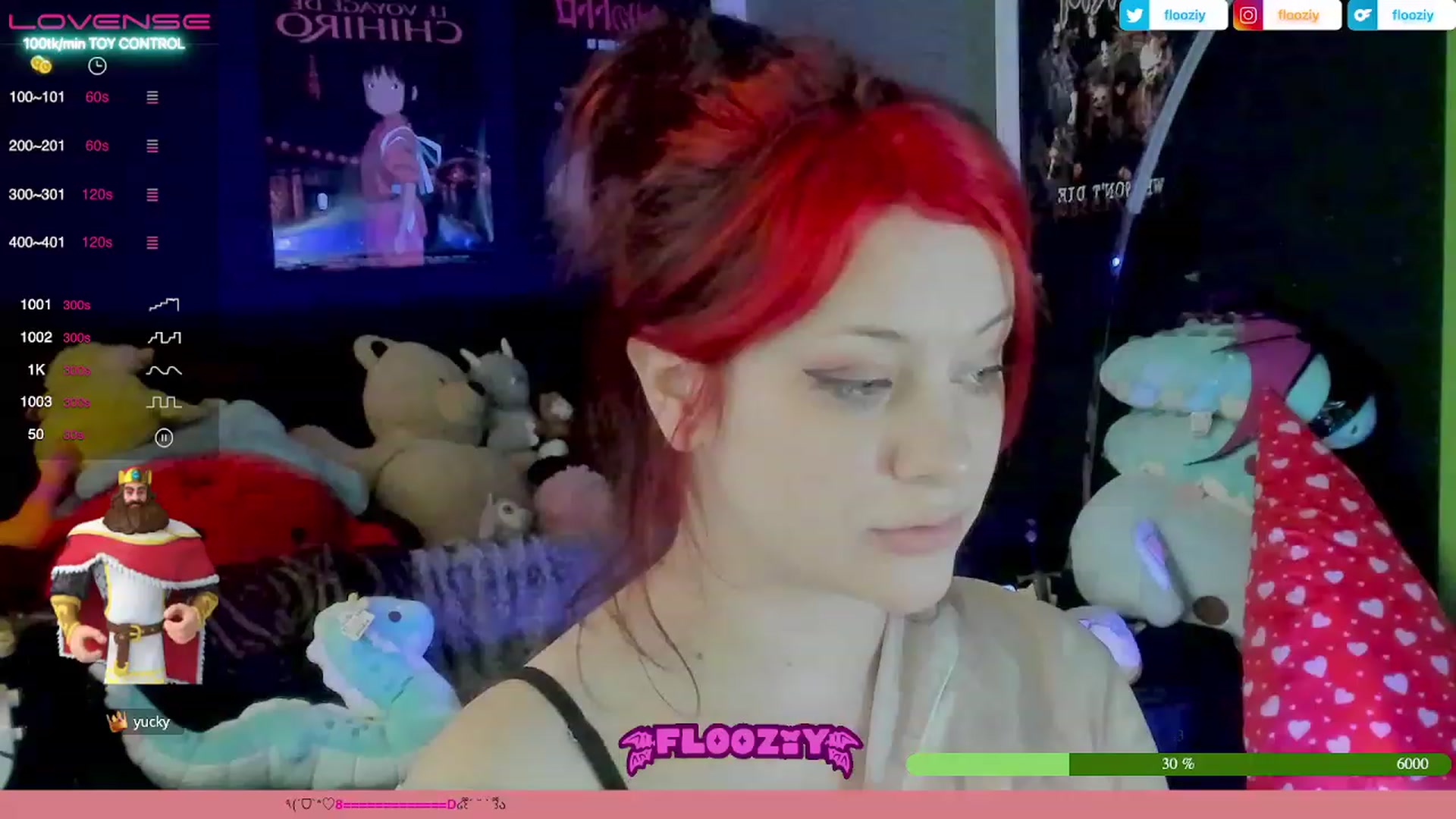 Gallery image thumbnail from flooziy's myfreecams stream on, 08/08/2023, 08:14 image 12 of 20