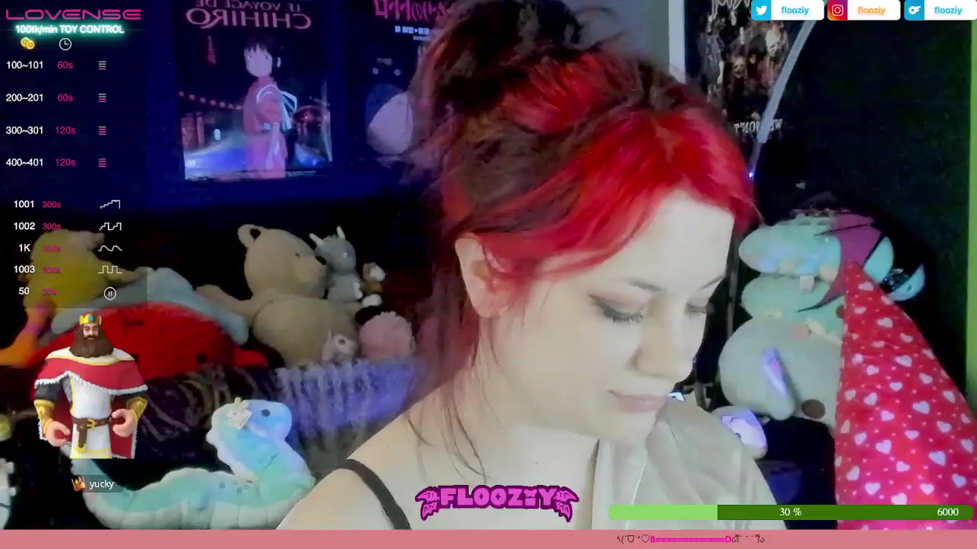 Gallery image thumbnail from flooziy's myfreecams stream on, 08/08/2023, 08:14 image 5 of 20