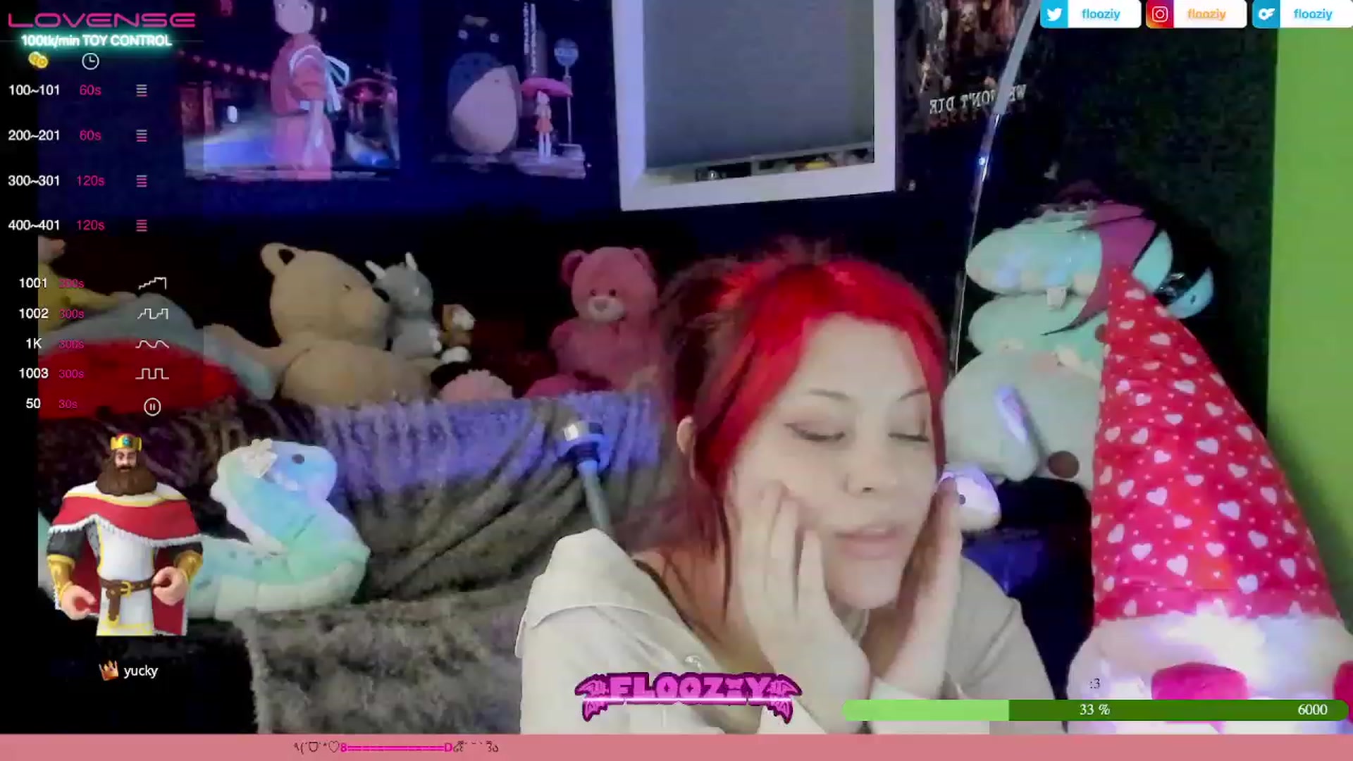 Gallery image thumbnail from flooziy's myfreecams stream on, 08/08/2023, 08:14 image 14 of 20
