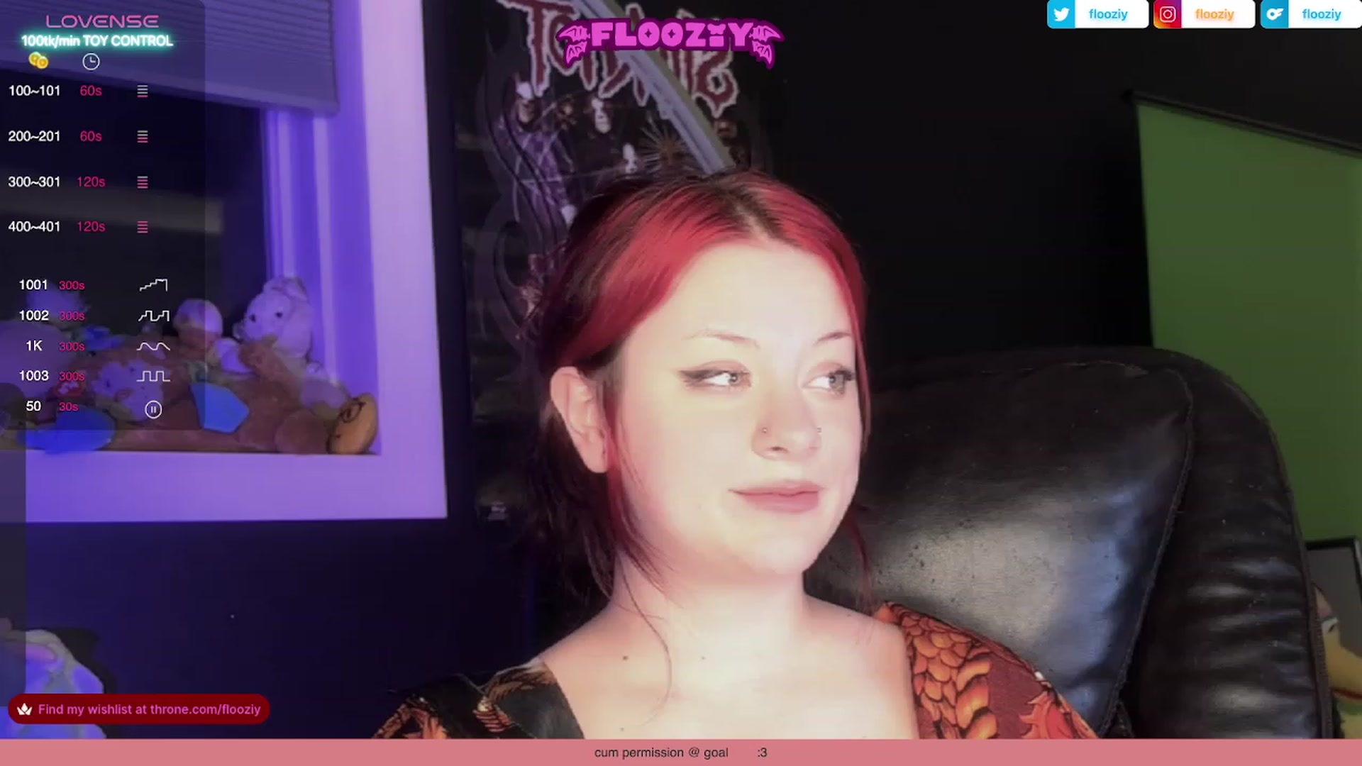 Gallery image thumbnail from flooziy's myfreecams stream on, 09/11/2023, 04:31 image 20 of 20