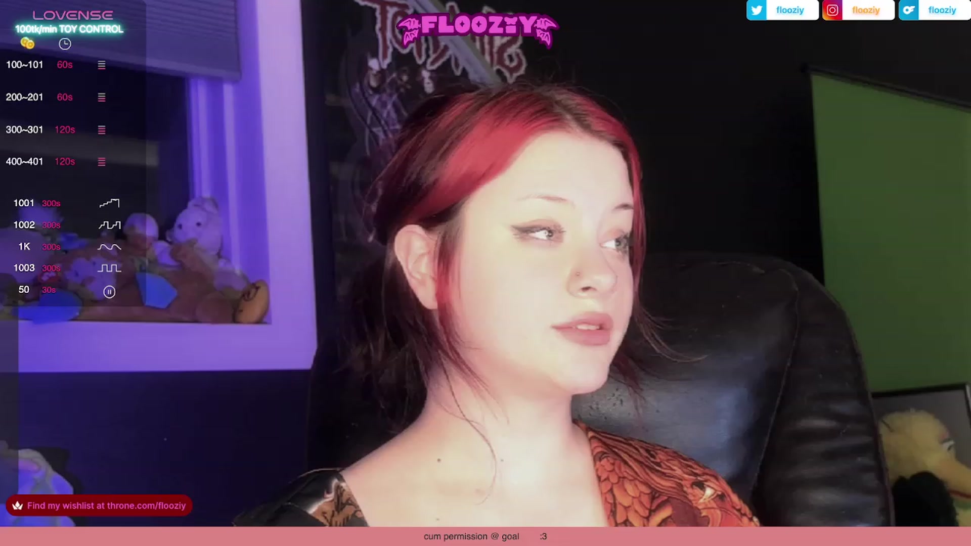 Gallery image thumbnail from flooziy's myfreecams stream on, 09/11/2023, 04:31 image 19 of 20