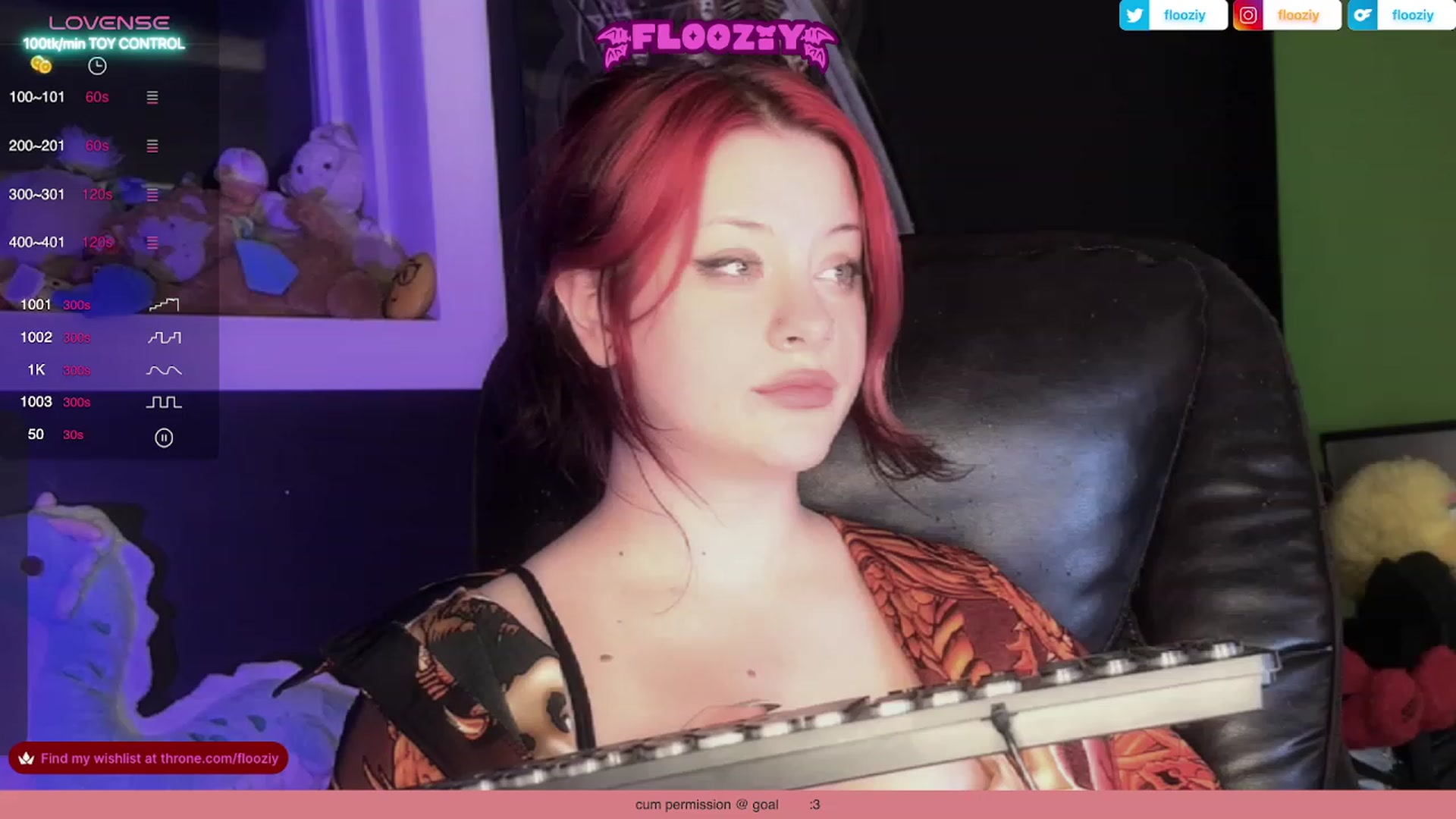 Gallery image thumbnail from flooziy's myfreecams stream on, 09/11/2023, 04:31 image 13 of 20