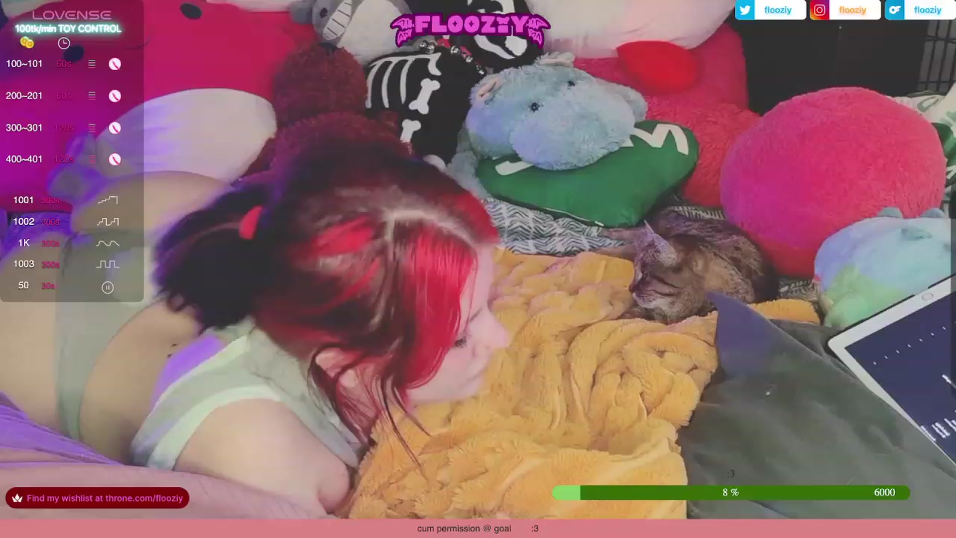 Gallery image thumbnail from flooziy's myfreecams stream on, 09/13/2023, 06:05 image 17 of 20