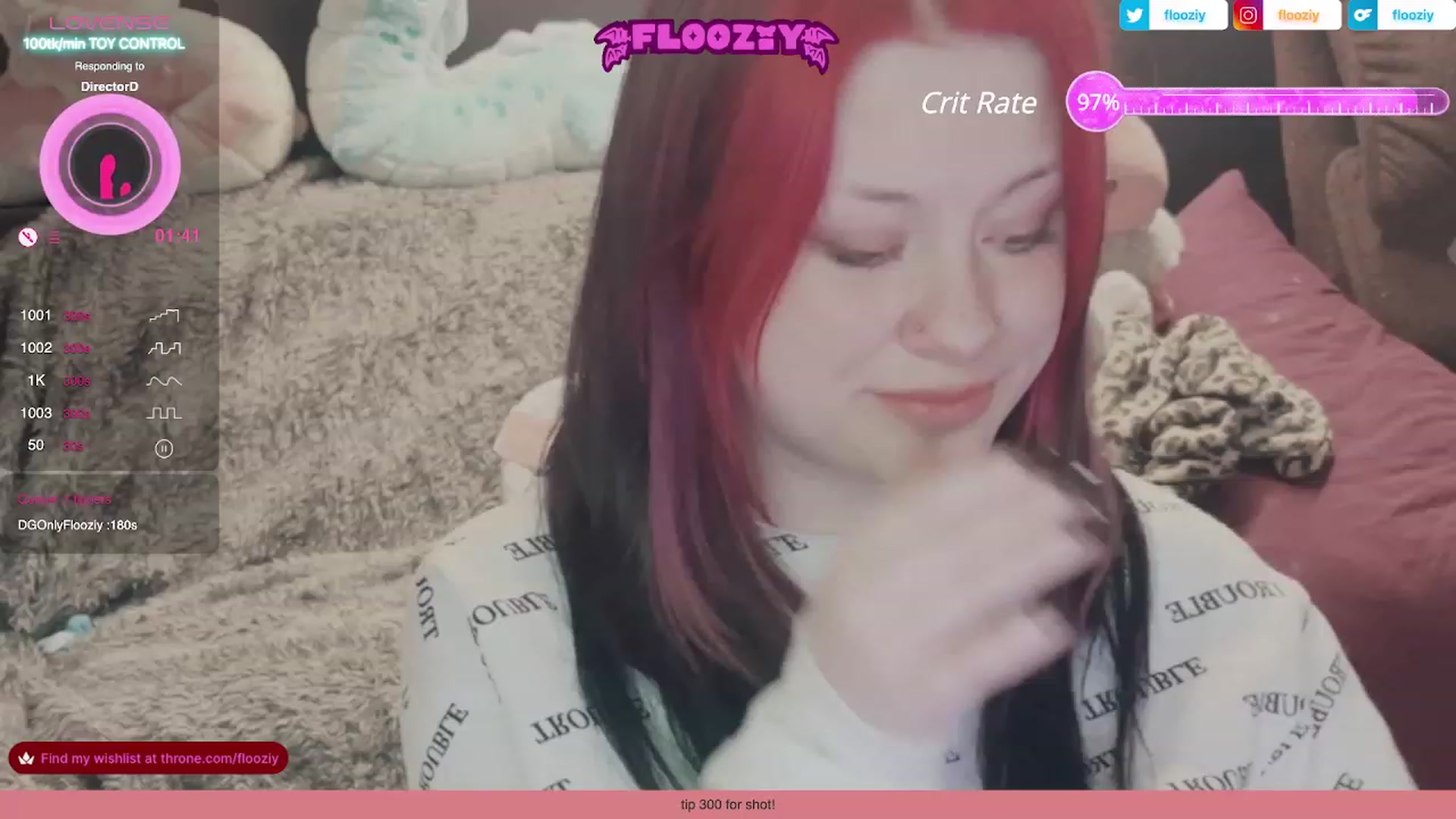 Gallery image thumbnail from flooziy's myfreecams stream on, 09/29/2023, 06:16 image 16 of 20