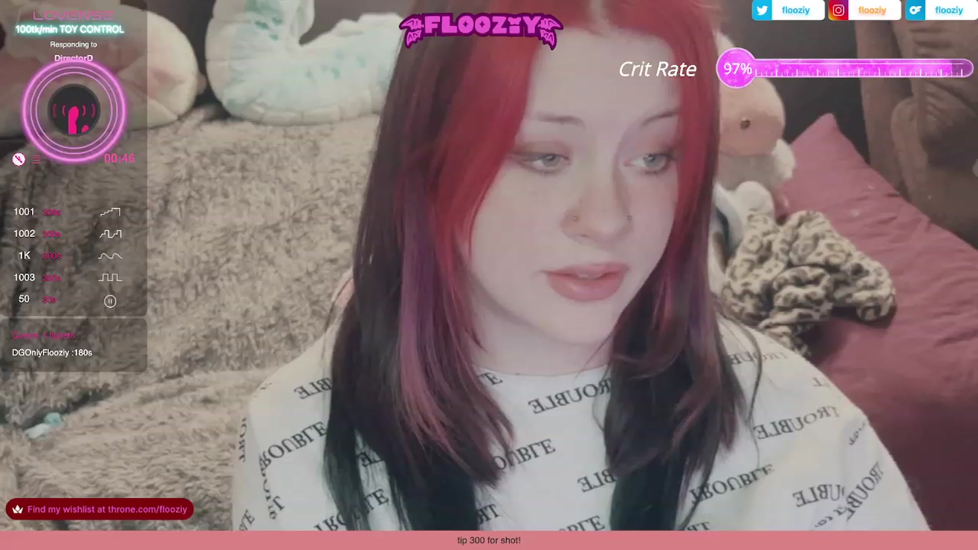 Gallery image thumbnail from flooziy's myfreecams stream on, 09/29/2023, 06:16 image 17 of 20