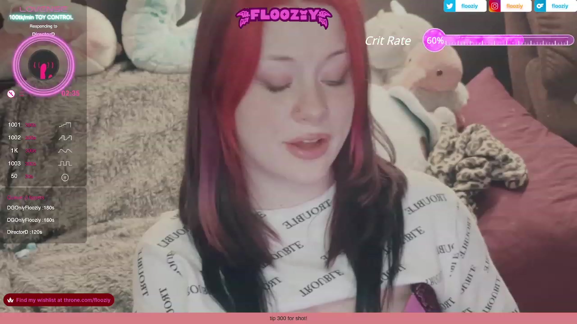 Gallery image thumbnail from flooziy's myfreecams stream on, 09/29/2023, 07:17 image 4 of 20
