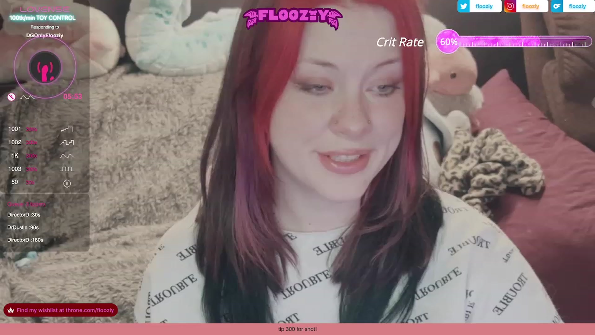 Gallery image thumbnail from flooziy's myfreecams stream on, 09/29/2023, 07:17 image 1 of 20