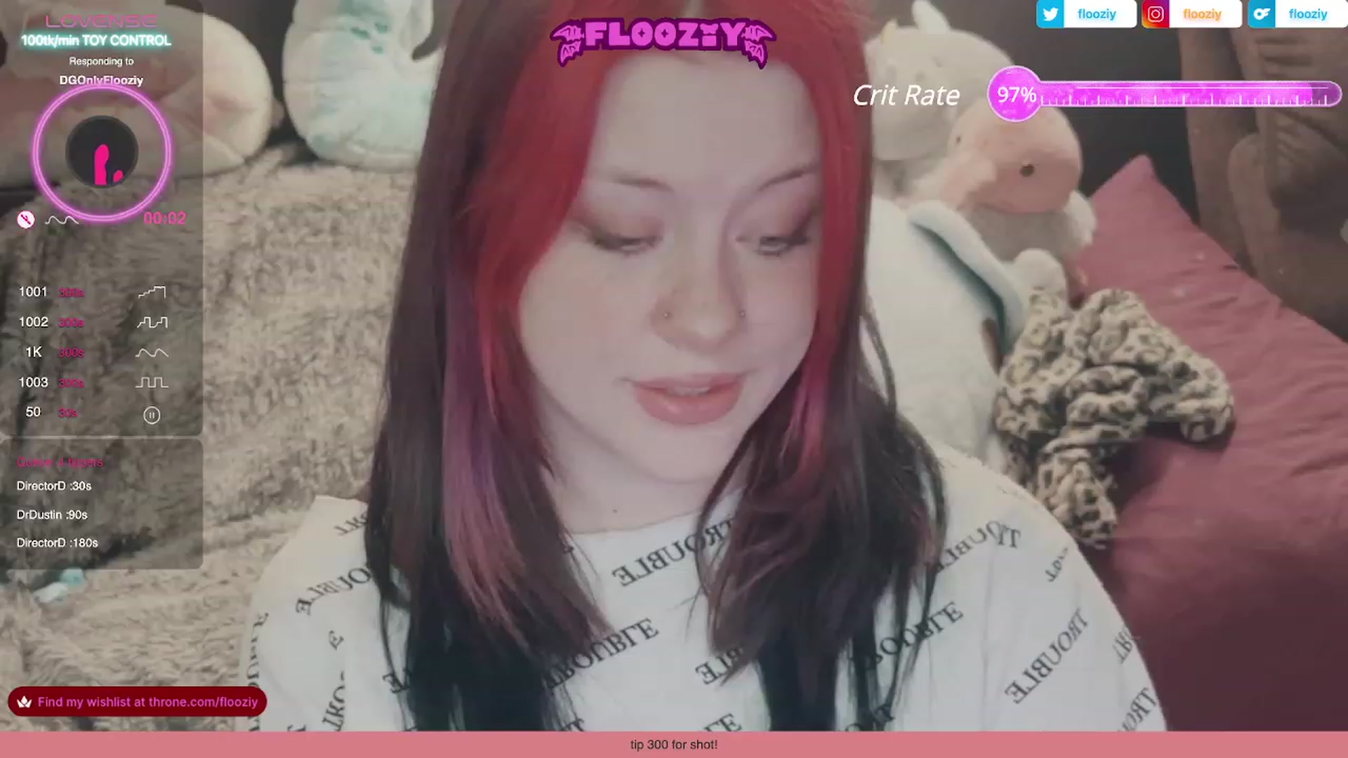 Gallery image thumbnail from flooziy's myfreecams stream on, 09/29/2023, 07:17 image 3 of 20