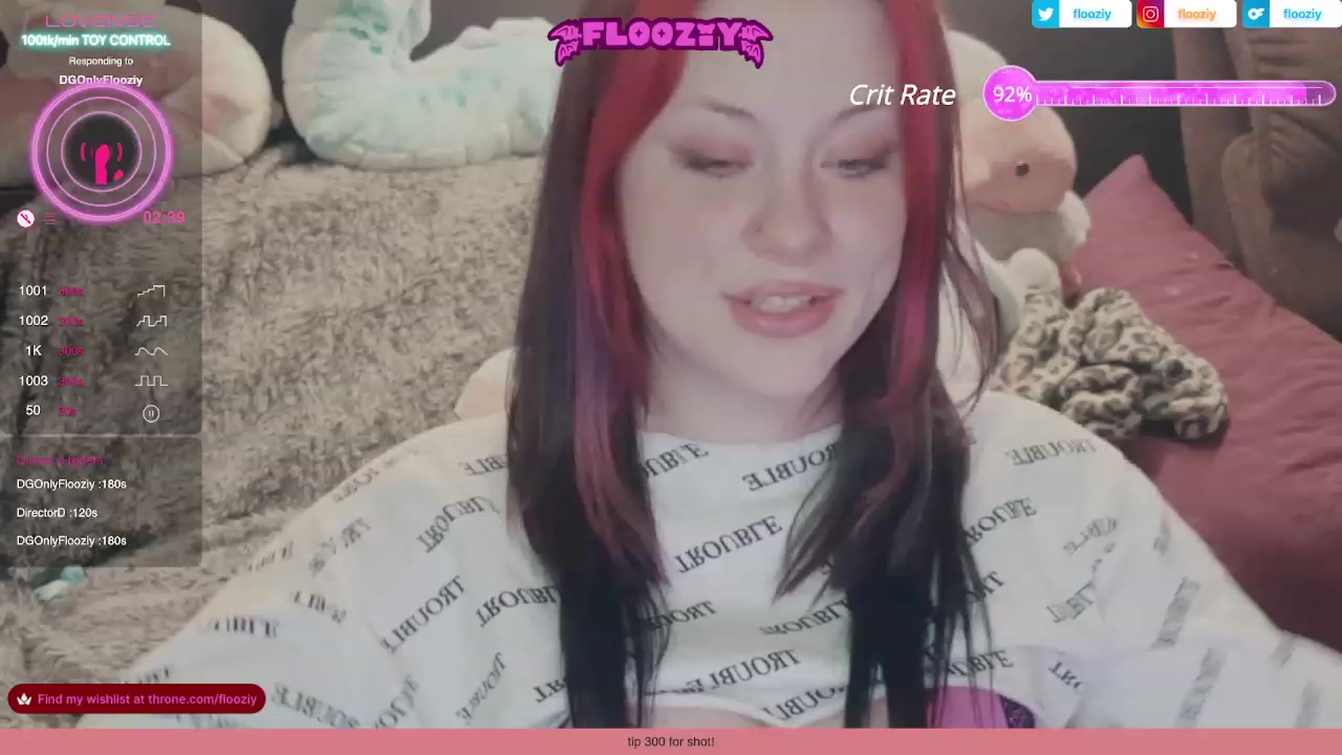 Gallery image thumbnail from flooziy's myfreecams stream on, 09/29/2023, 07:17 image 5 of 20