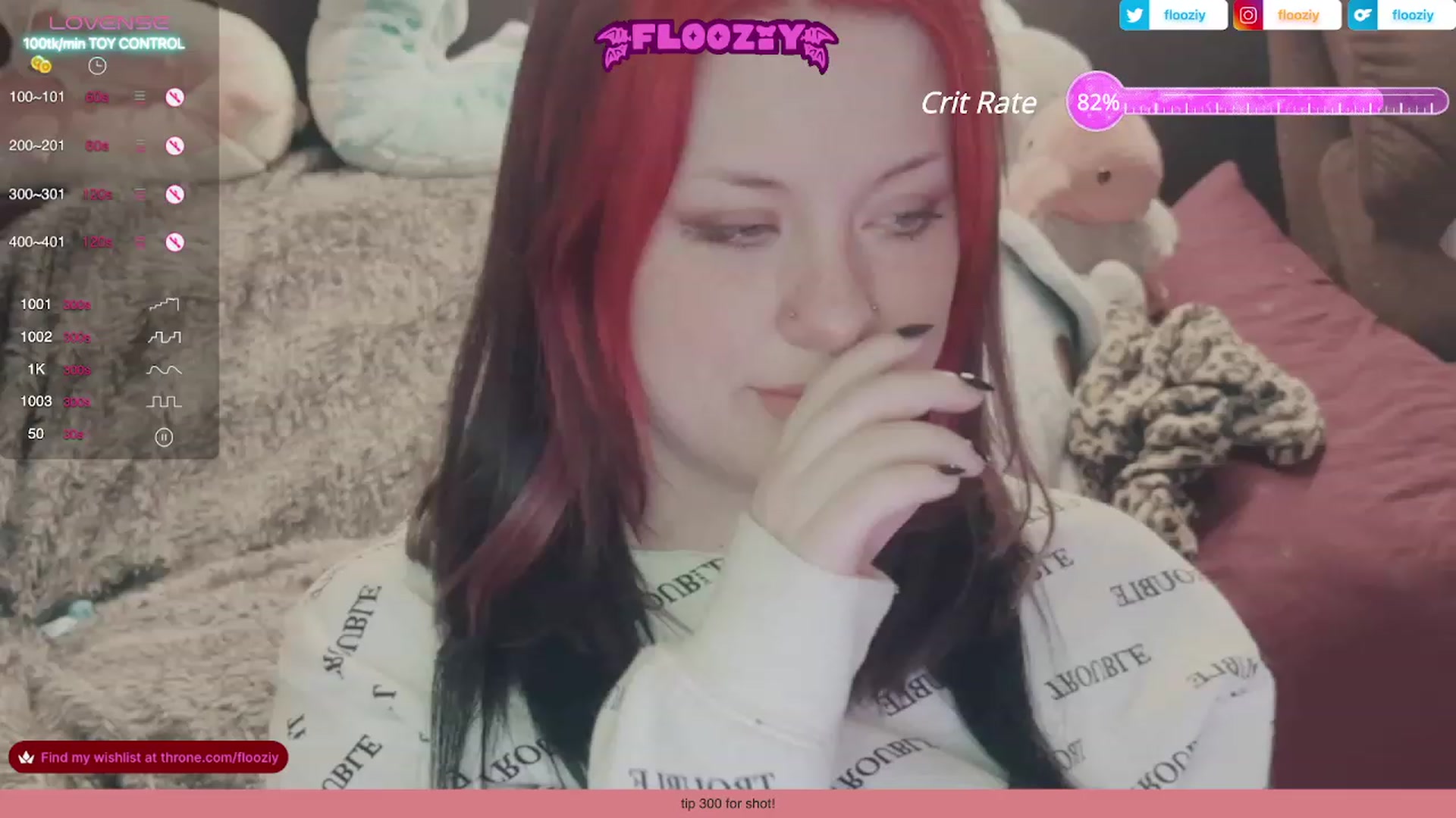 Gallery image thumbnail from flooziy's myfreecams stream on, 09/29/2023, 07:30 image 18 of 20