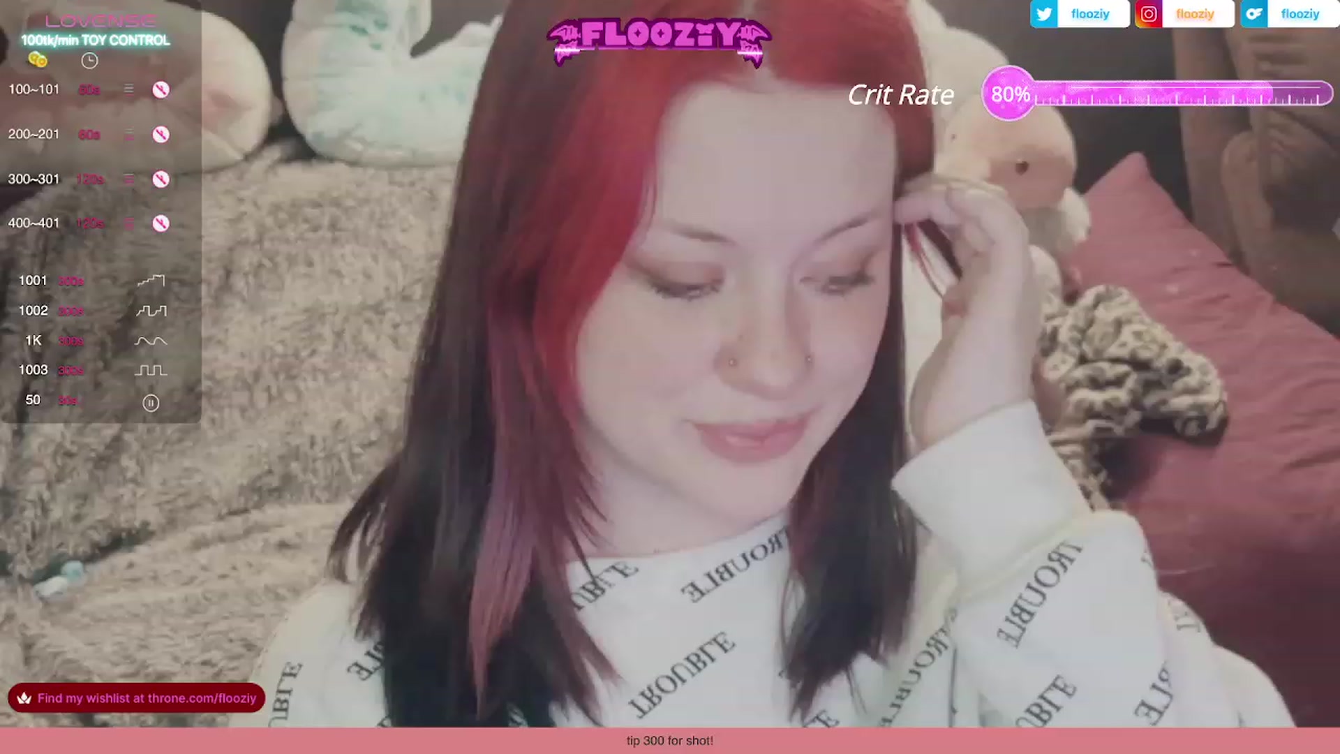 Gallery image thumbnail from flooziy's myfreecams stream on, 09/29/2023, 07:30 image 7 of 20