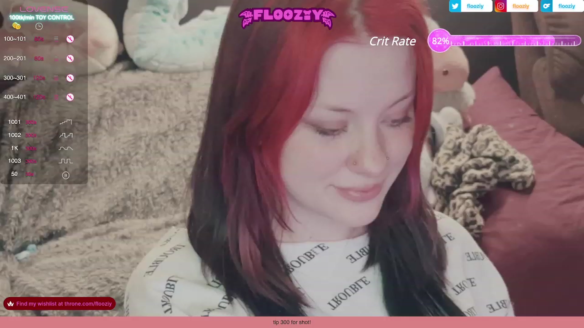 Gallery image thumbnail from flooziy's myfreecams stream on, 09/29/2023, 07:30 image 13 of 20