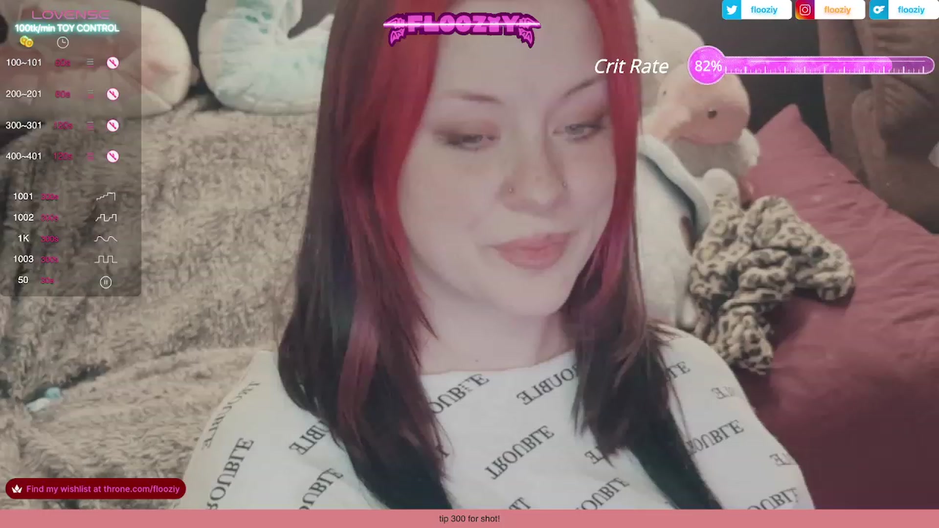 Gallery image thumbnail from flooziy's myfreecams stream on, 09/29/2023, 07:30 image 19 of 20