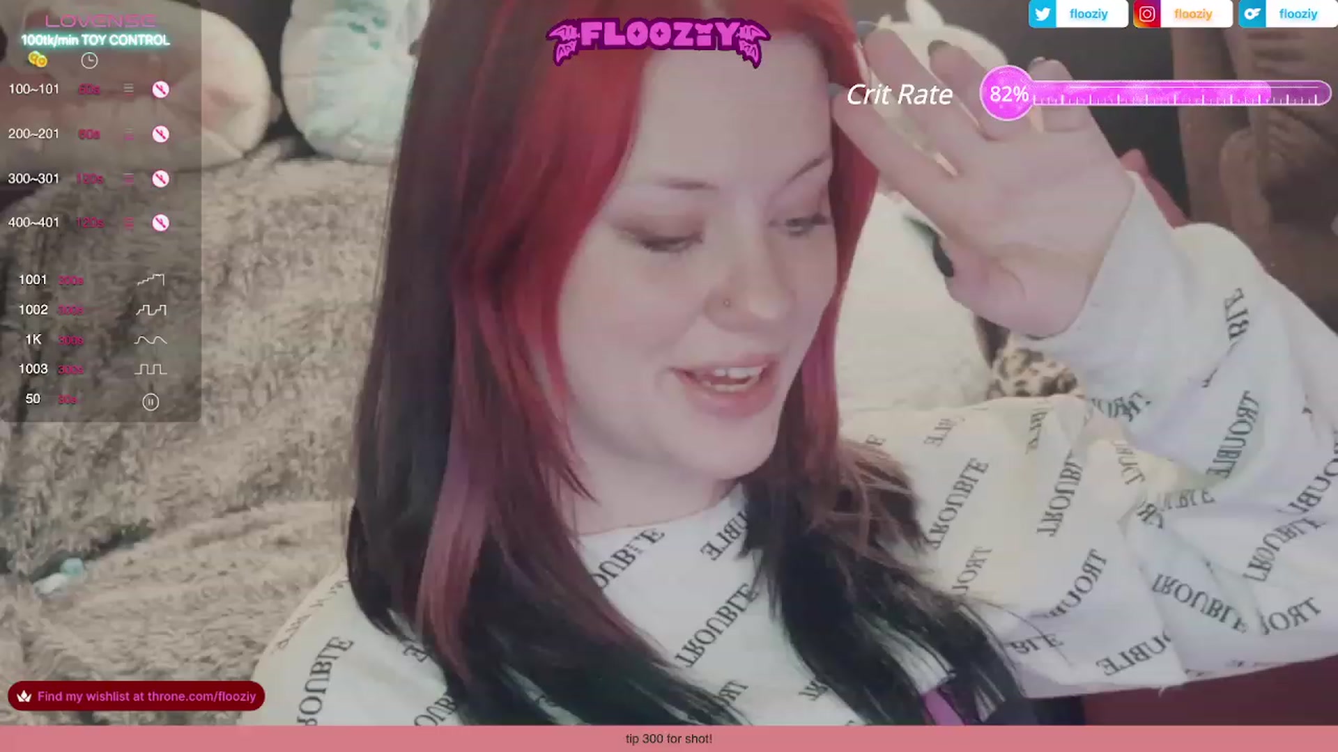 Gallery image thumbnail from flooziy's myfreecams stream on, 09/29/2023, 07:30 image 14 of 20