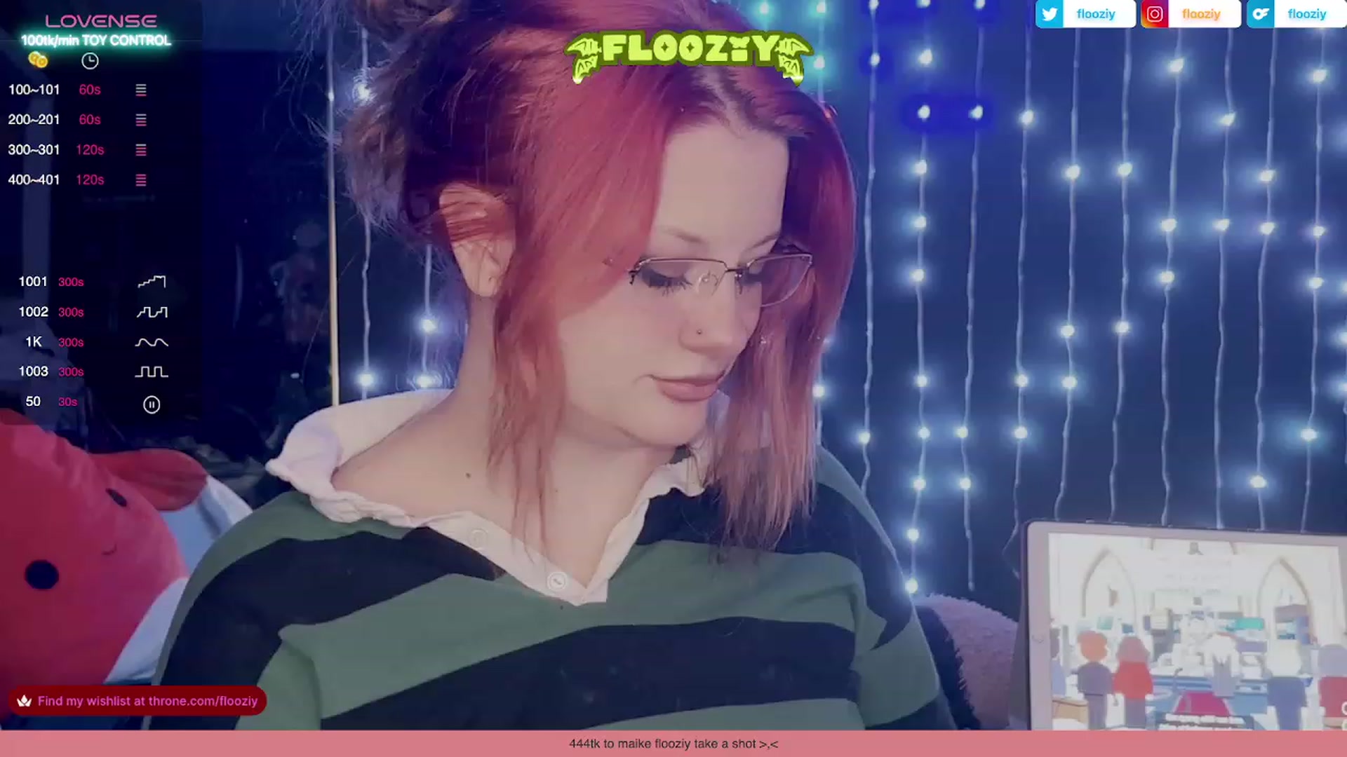 Gallery image thumbnail from flooziy's myfreecams stream on, 10/30/2023, 09:29 image 9 of 20