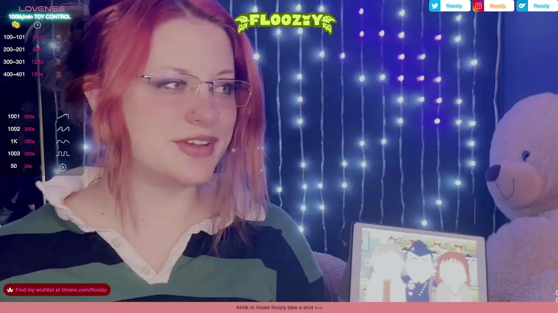 Gallery image thumbnail from flooziy's myfreecams stream on, 10/30/2023, 09:29 image 13 of 20