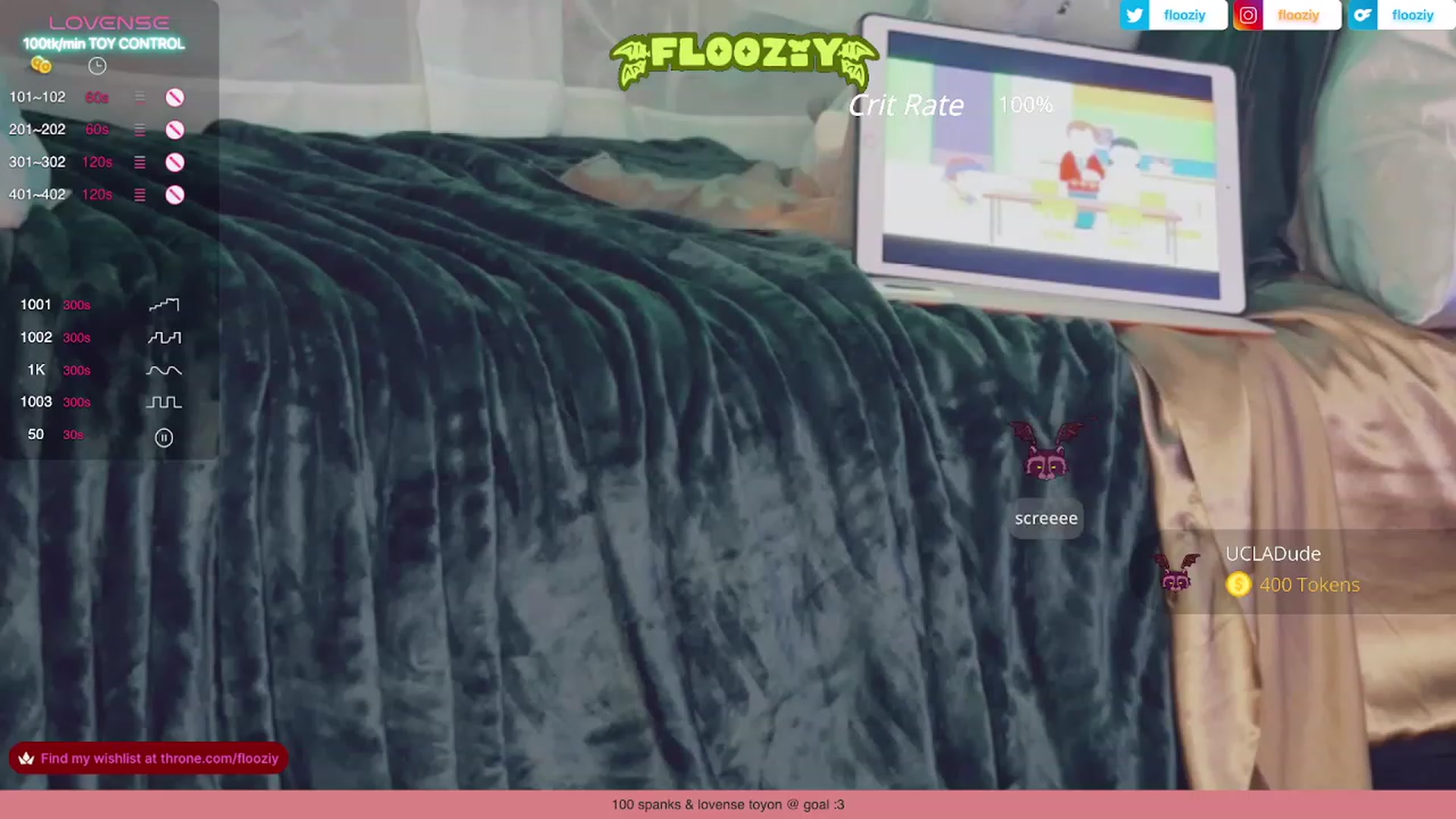 Gallery image thumbnail from flooziy's myfreecams stream on, 11/16/2023, 07:47 image 16 of 20