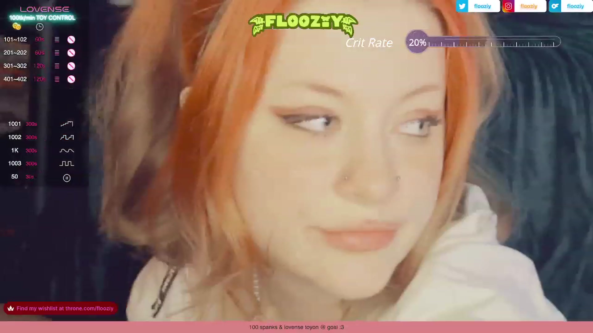 Gallery image thumbnail from flooziy's myfreecams stream on, 11/16/2023, 07:47 image 19 of 20