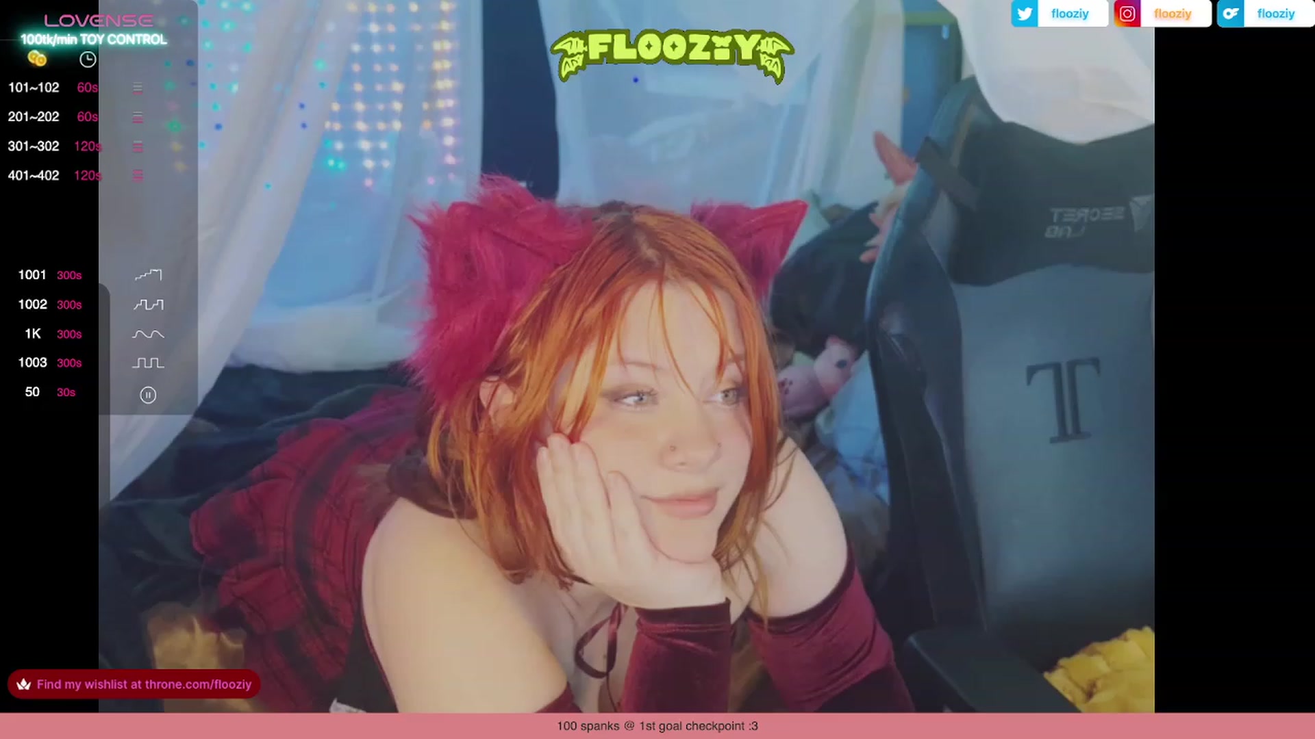 Gallery image thumbnail from flooziy's myfreecams stream on, 11/30/2023, 07:35 image 6 of 20