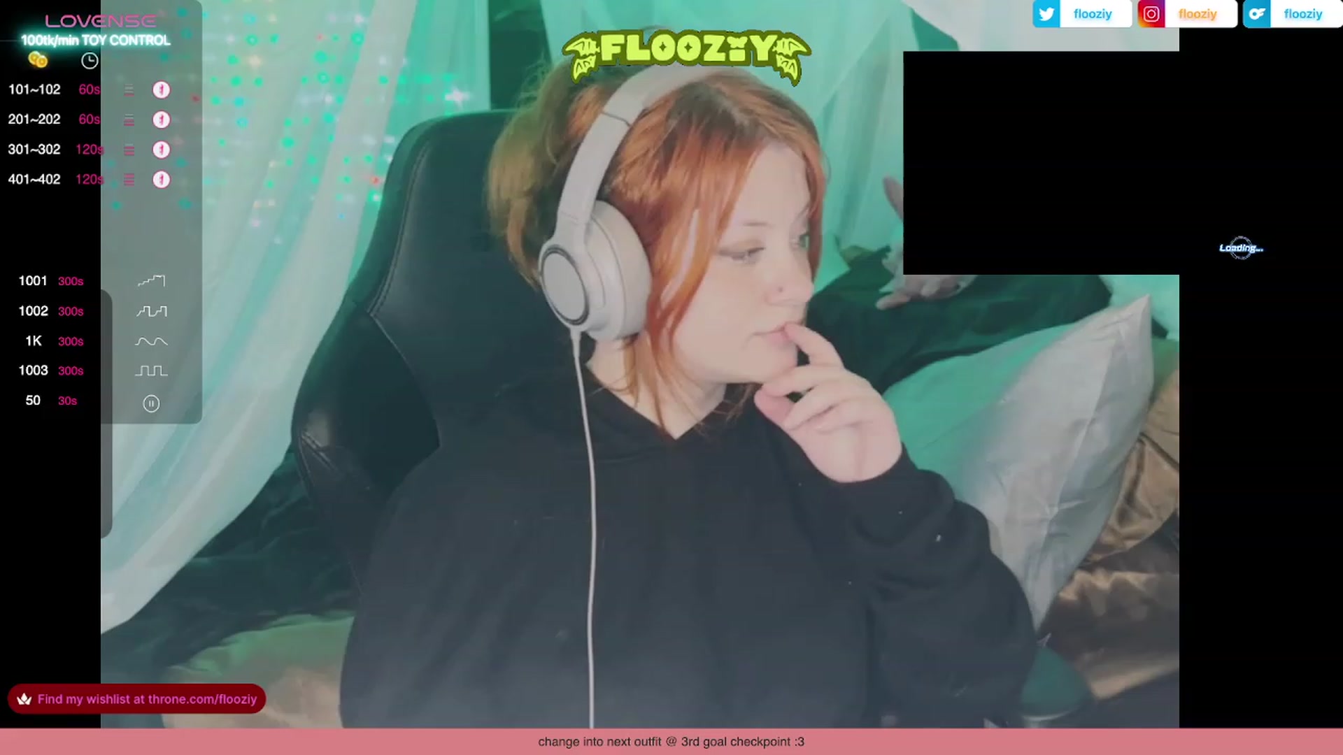Gallery image thumbnail from flooziy's myfreecams stream on, 11/30/2023, 07:35 image 18 of 20