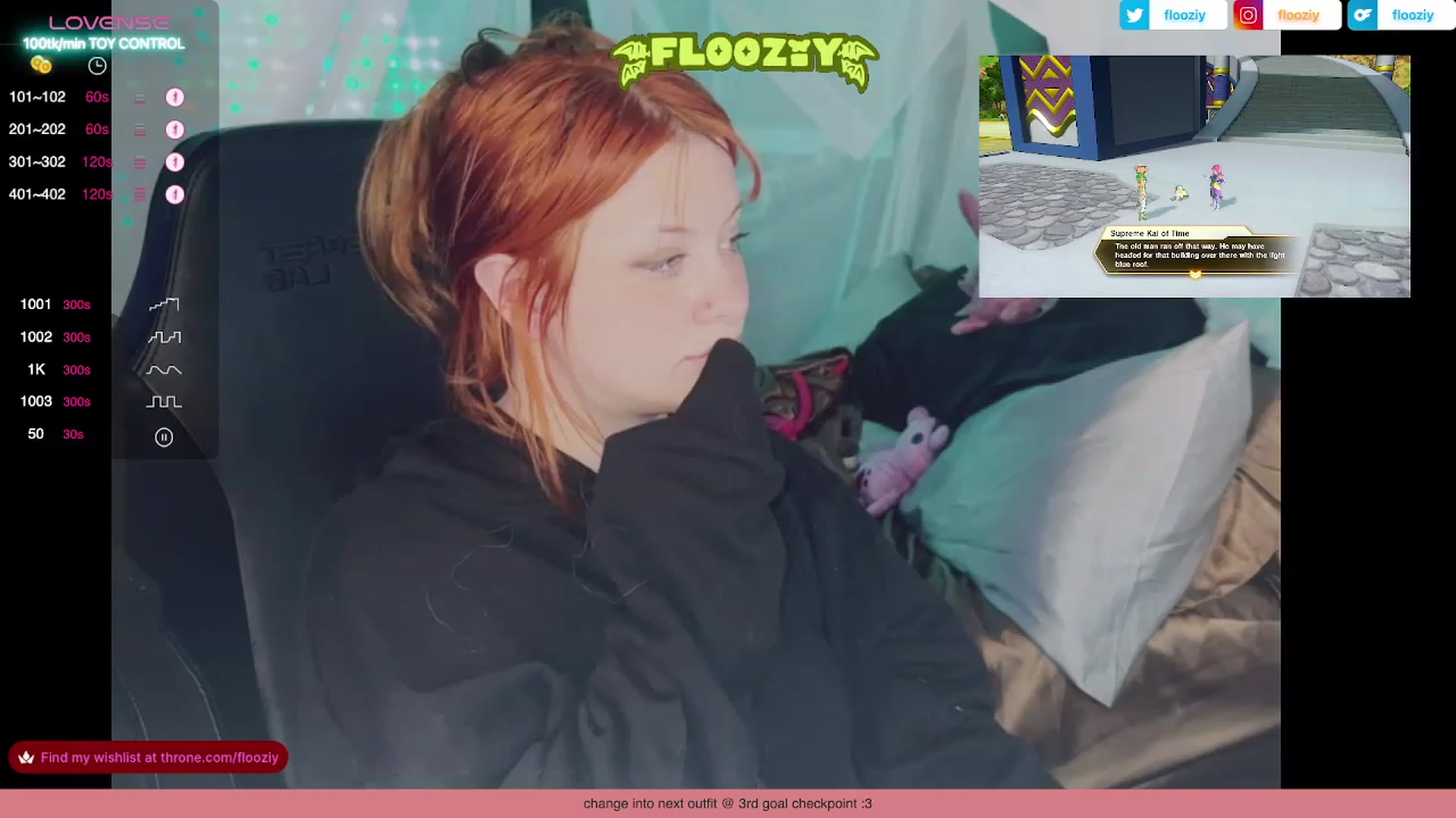 Gallery image thumbnail from flooziy's myfreecams stream on, 11/30/2023, 07:35 image 19 of 20