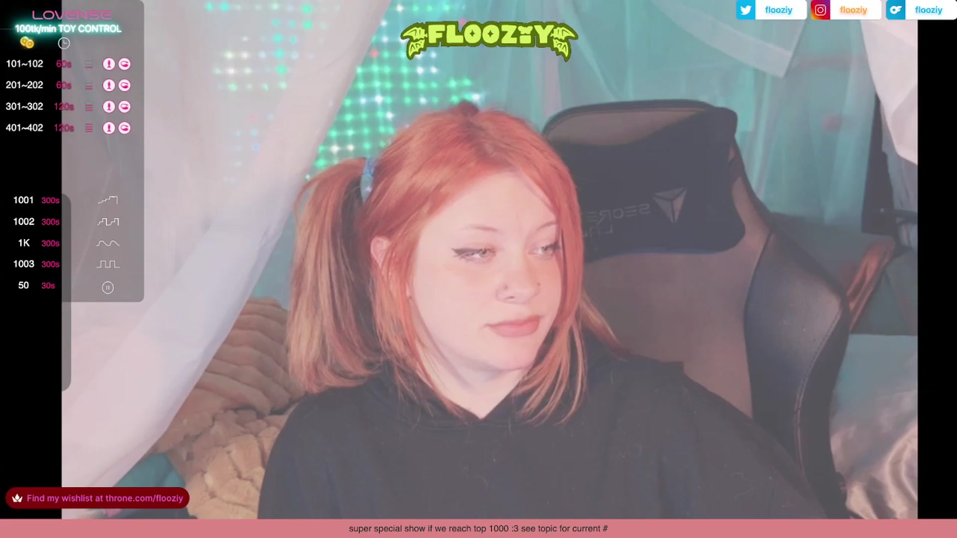 Gallery image thumbnail from flooziy's myfreecams stream on, 12/01/2023, 07:50 image 19 of 20
