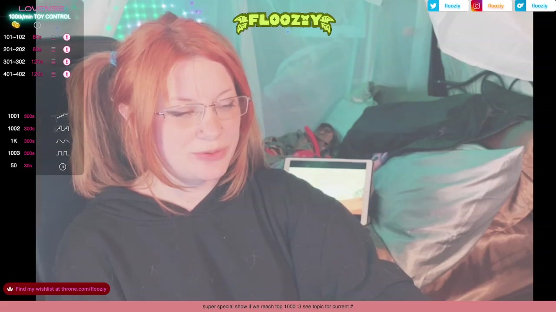 Gallery image thumbnail from flooziy's myfreecams stream on, 12/01/2023, 07:50 image 9 of 20