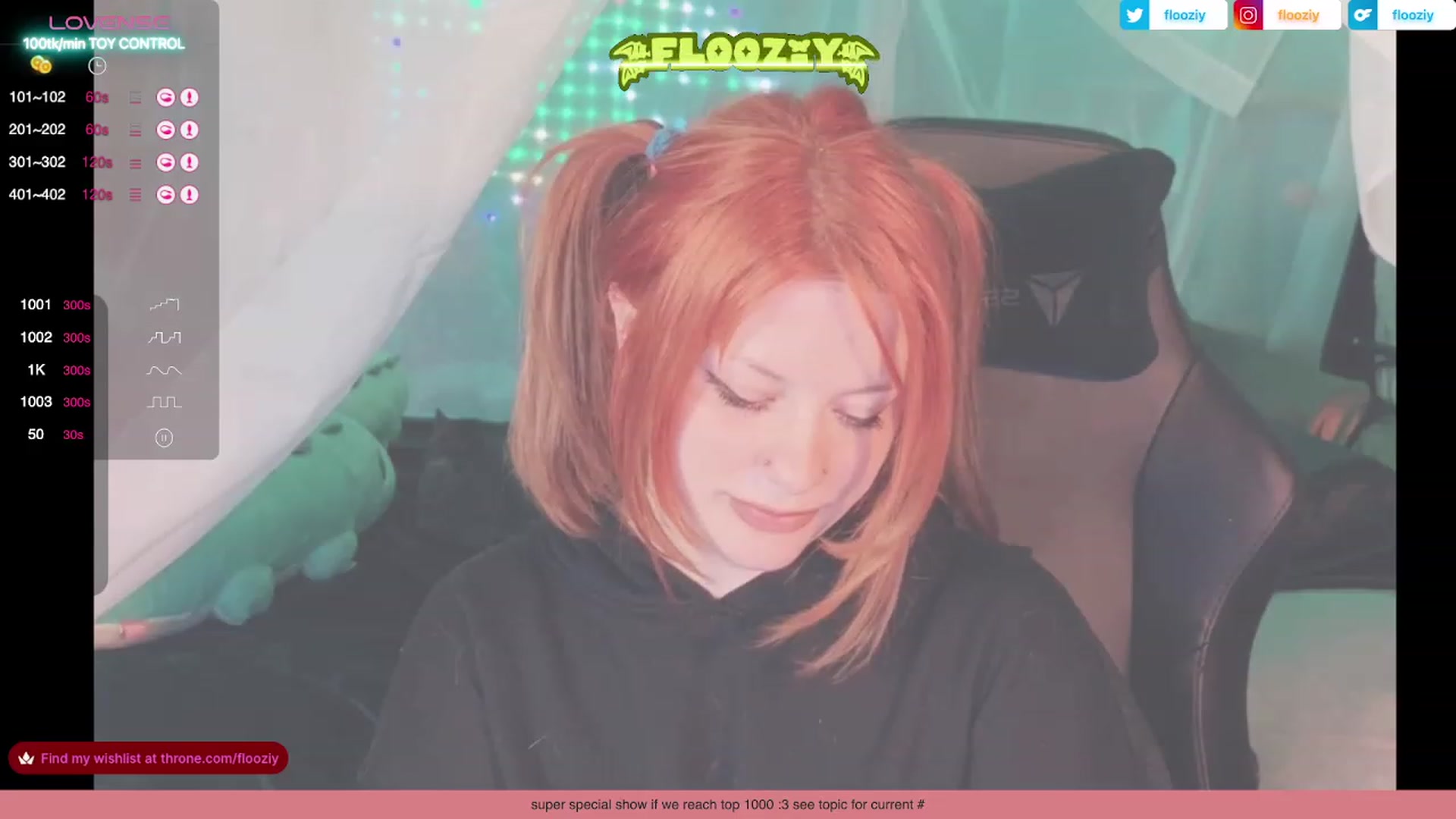 Gallery image thumbnail from flooziy's myfreecams stream on, 12/01/2023, 07:50 image 17 of 20
