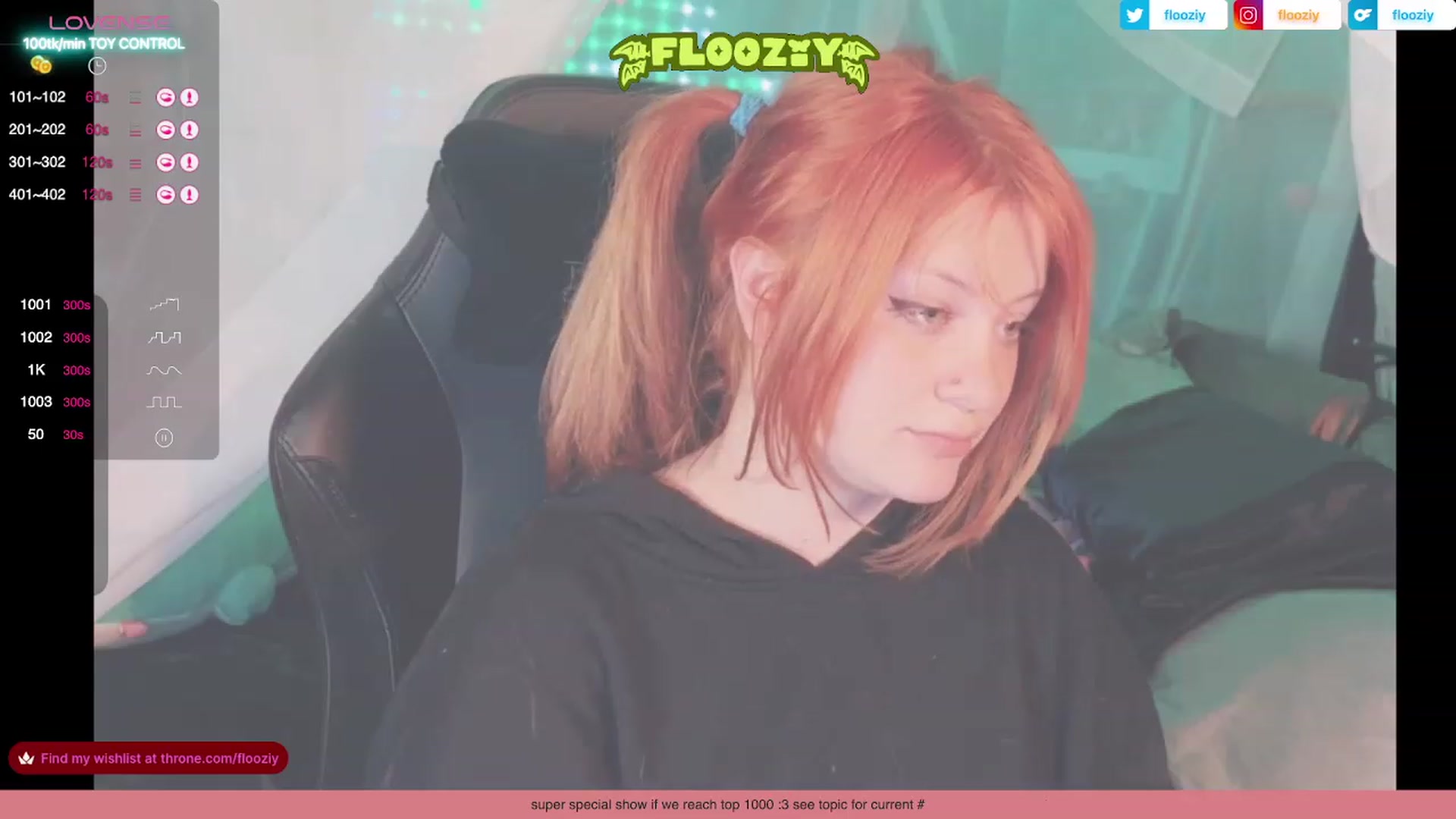 Gallery image thumbnail from flooziy's myfreecams stream on, 12/01/2023, 07:50 image 14 of 20