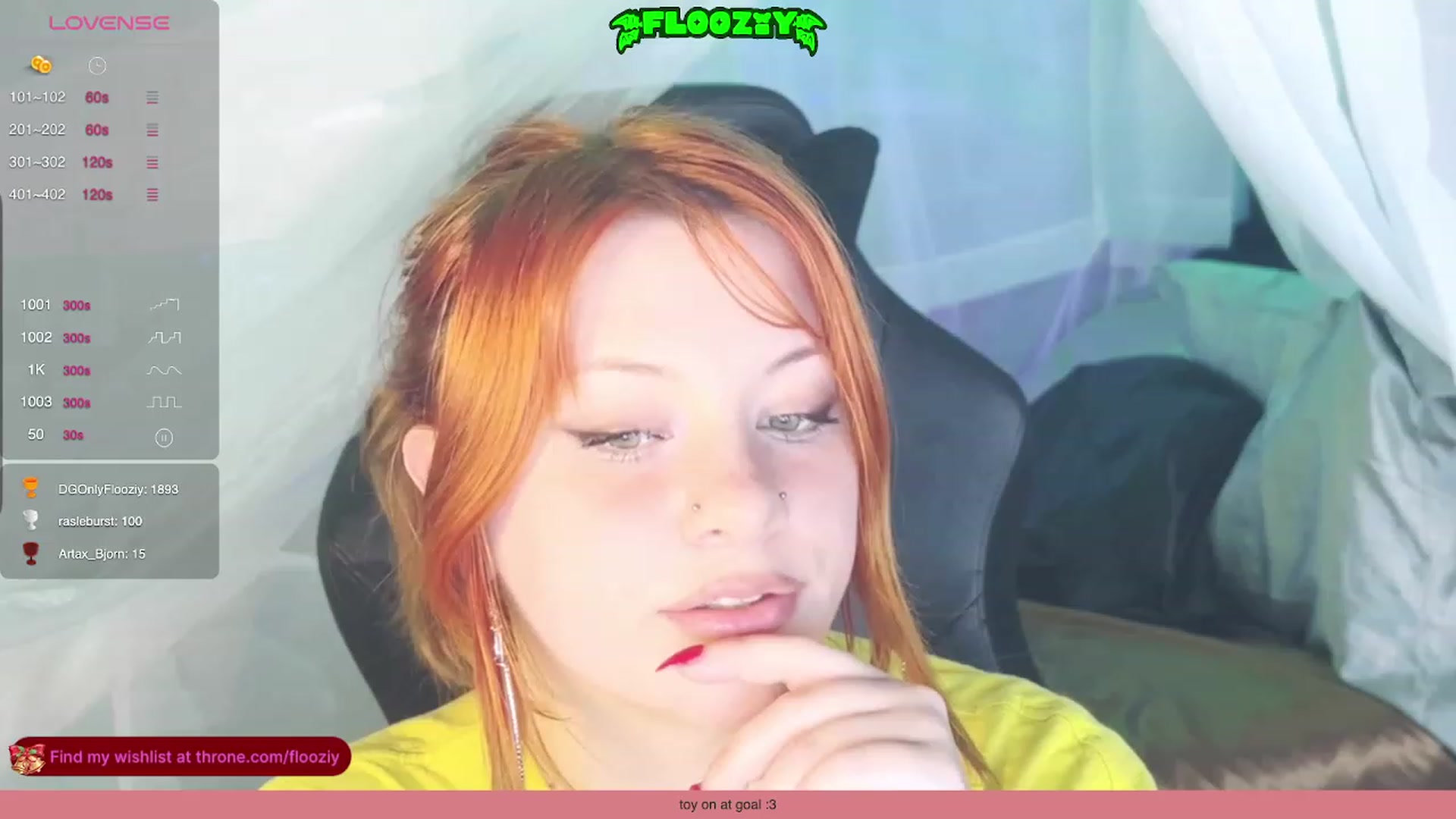 Gallery image thumbnail from flooziy's myfreecams stream on, 12/14/2023, 05:47 image 15 of 20