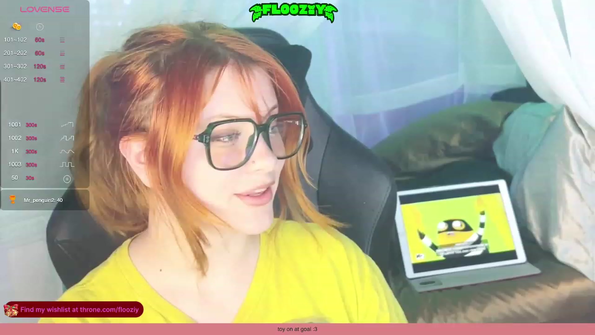 Gallery image thumbnail from flooziy's myfreecams stream on, 12/14/2023, 11:34 image 1 of 20