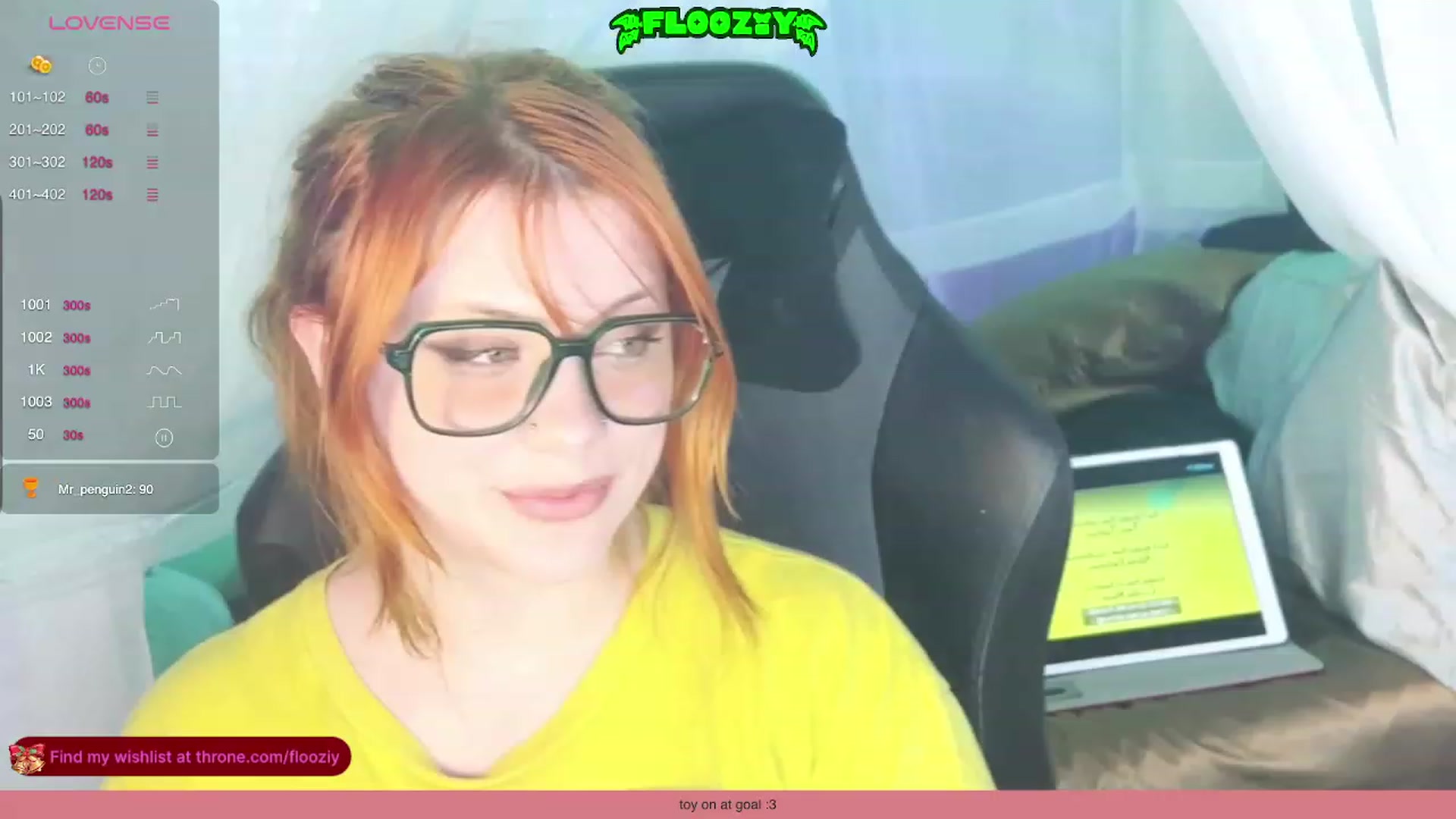 Gallery image thumbnail from flooziy's myfreecams stream on, 12/14/2023, 11:34 image 2 of 20