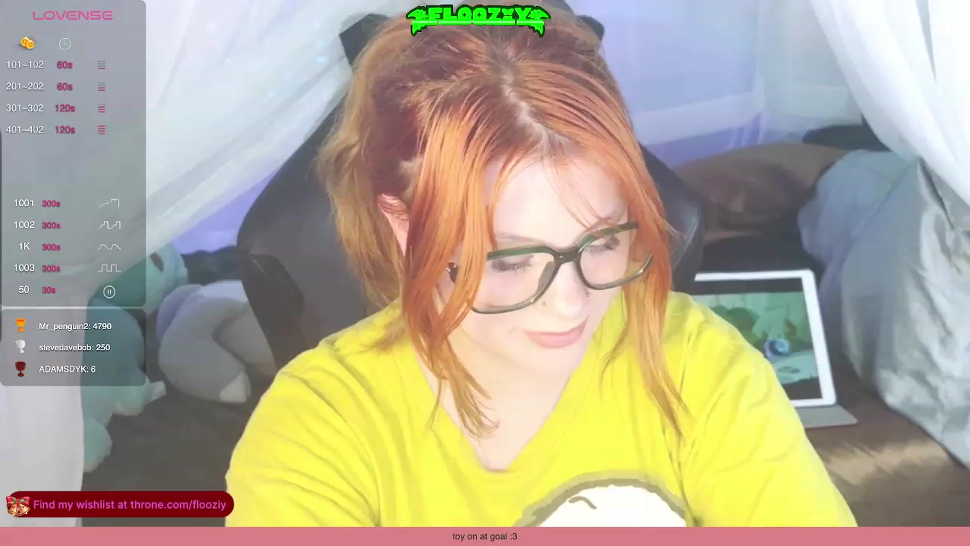 Gallery image thumbnail from flooziy's myfreecams stream on, 12/14/2023, 12:27 image 4 of 20