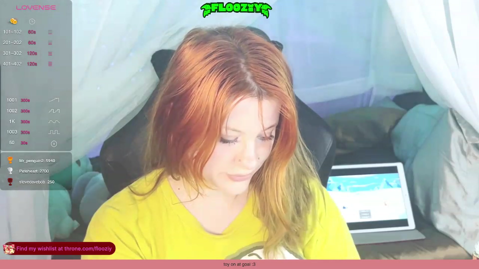 Gallery image thumbnail from flooziy's myfreecams stream on, 12/14/2023, 14:03 image 2 of 20